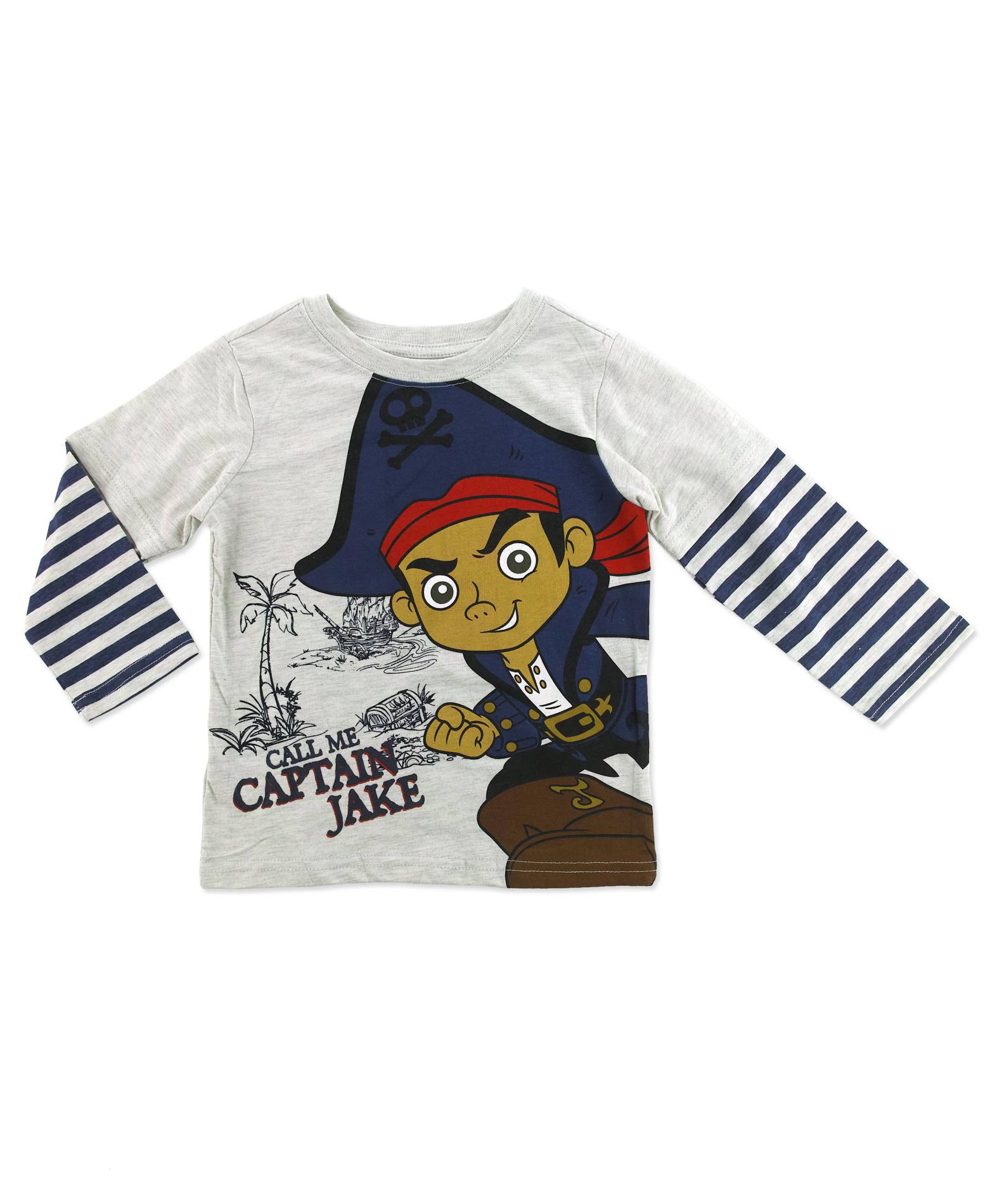 Disney Jake and the Never Land Pirates Toddler Boy's Layered Look Shirt