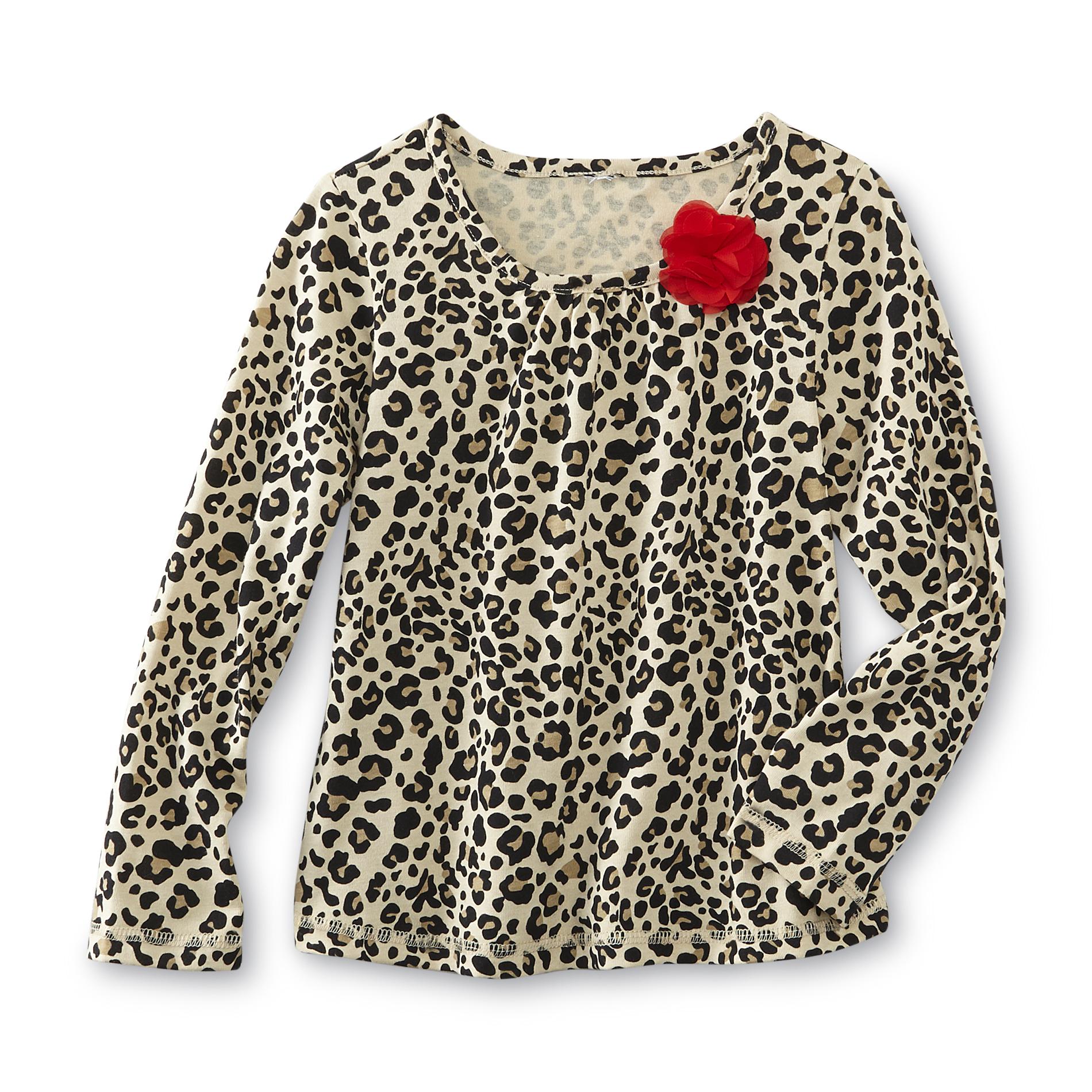 WonderKids Infant & Toddler Girl's Long-Sleeve Top - Leopard Print