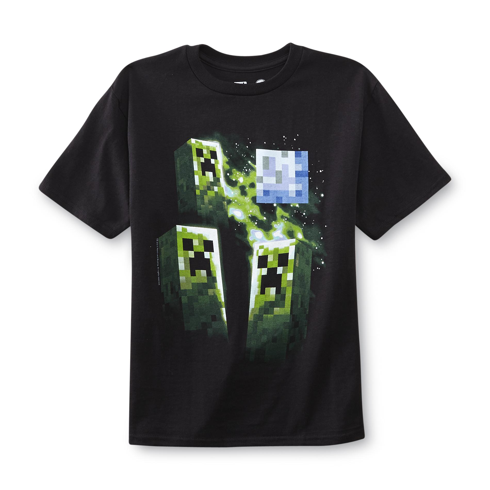 Minecraft Boy's Graphic T-Shirt - Creeper