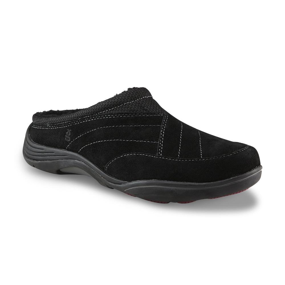 Grasshoppers Women's Prospect Black Comfort Clog - Wide Width Available