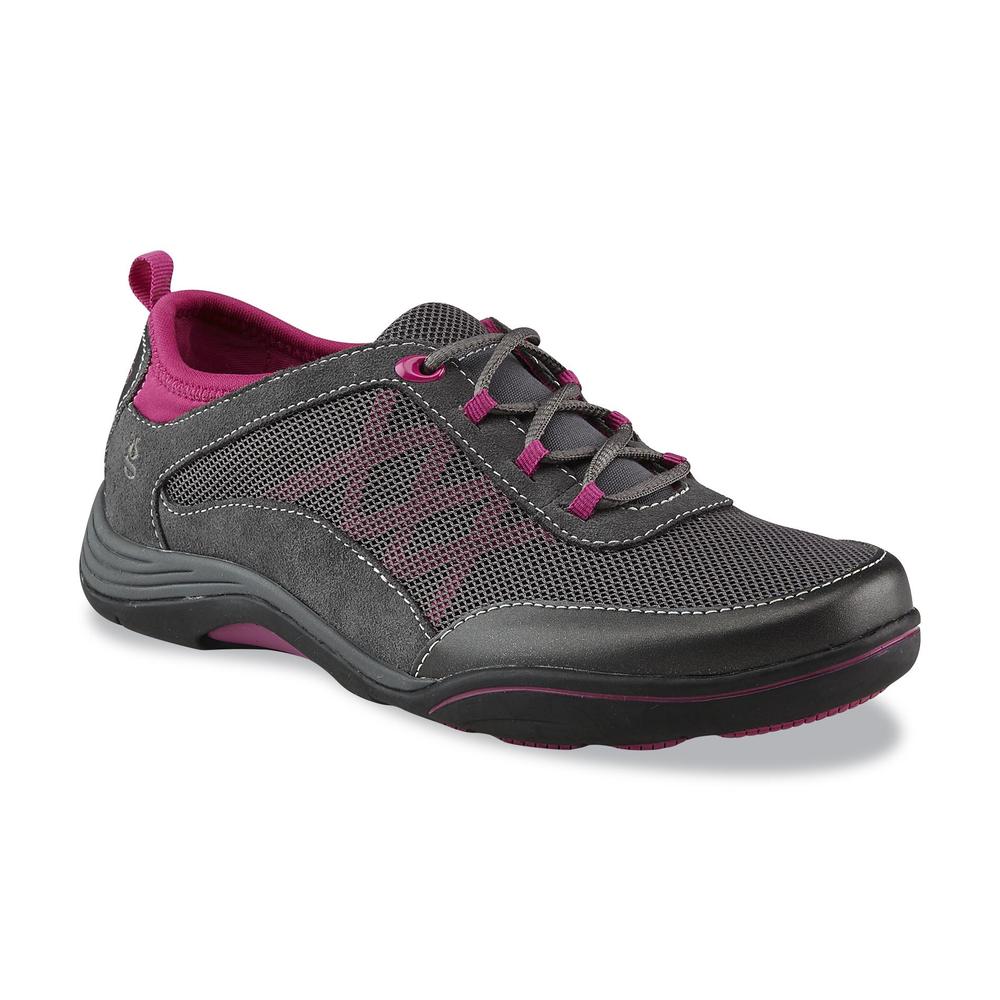 Grasshoppers Women's Explore Gray/Pink Sneaker - Wide Widths Available