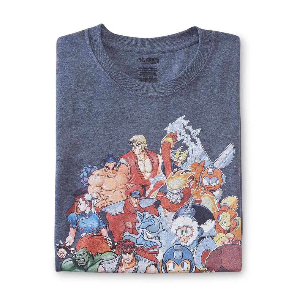 CapCom Pixels Young Men's Graphic T-Shirt