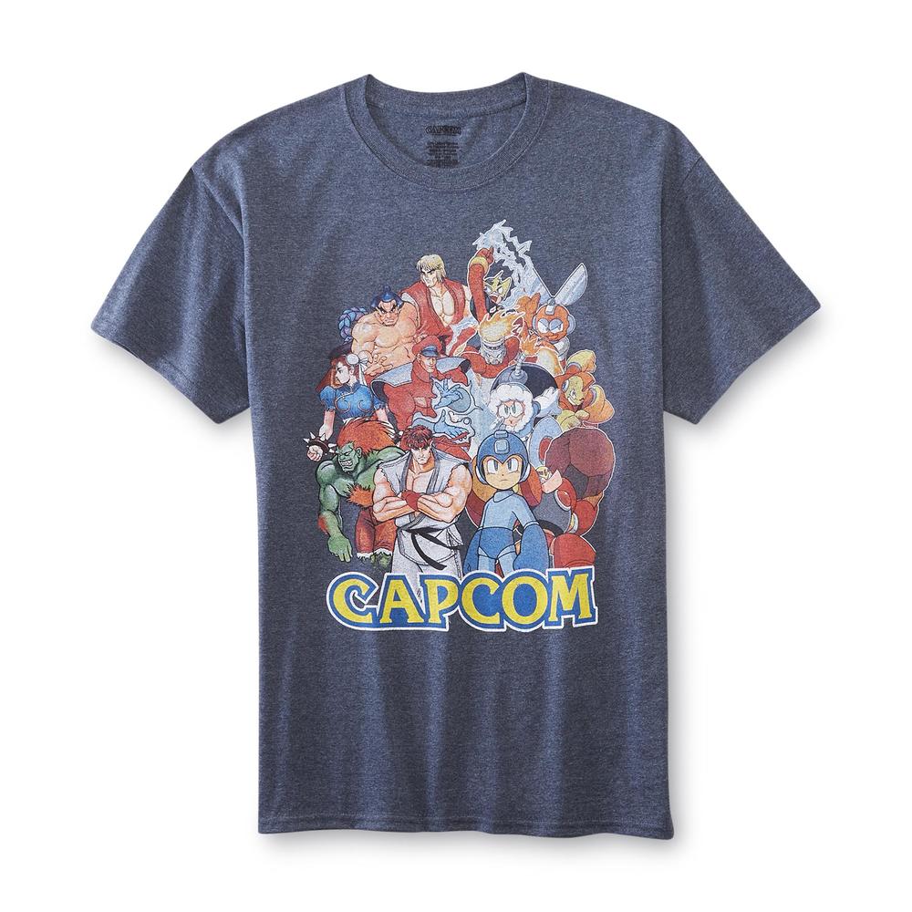 CapCom Pixels Young Men's Graphic T-Shirt