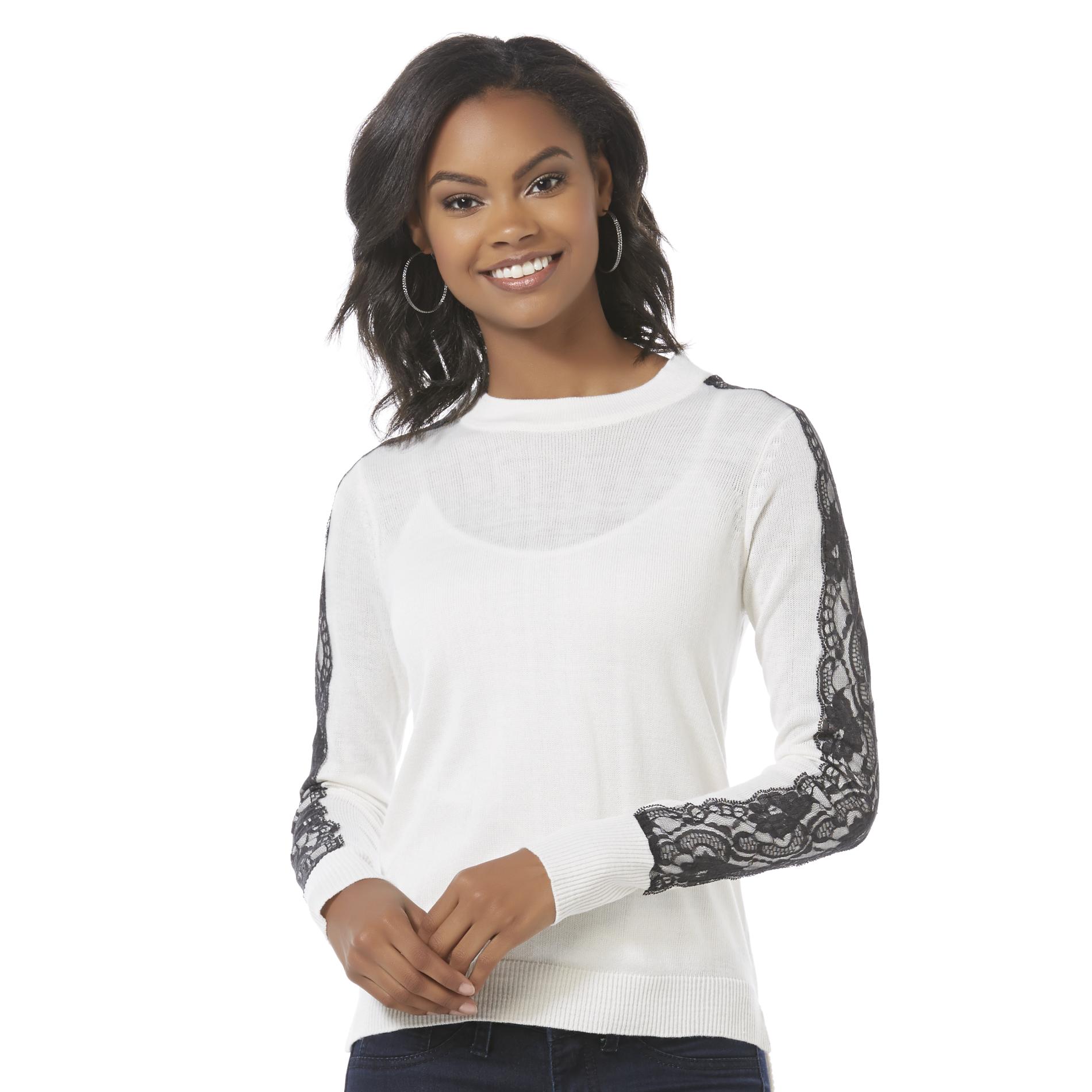 Attention Women's LaceTrim Sweater