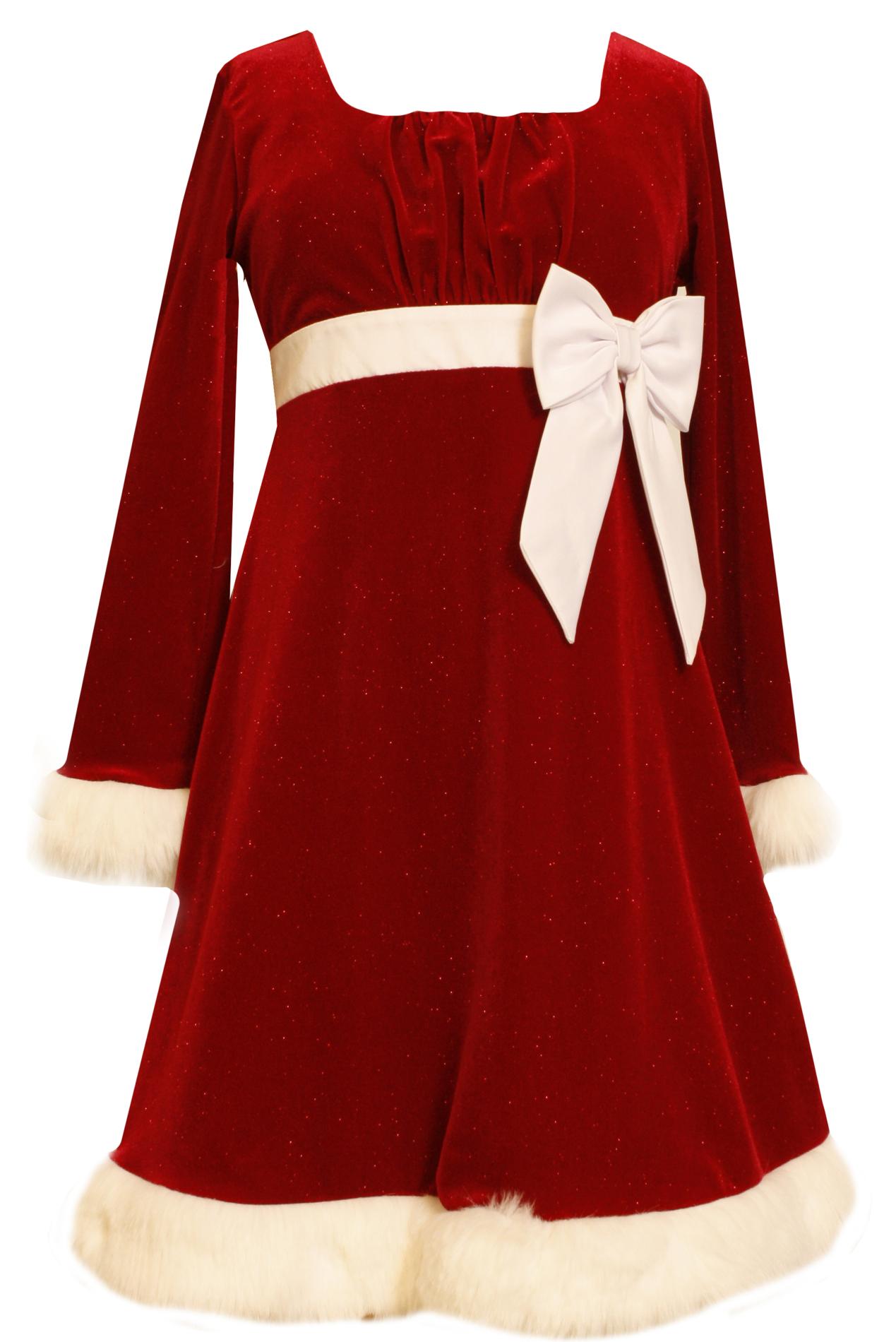Ashley Ann Girl's Santa Dress