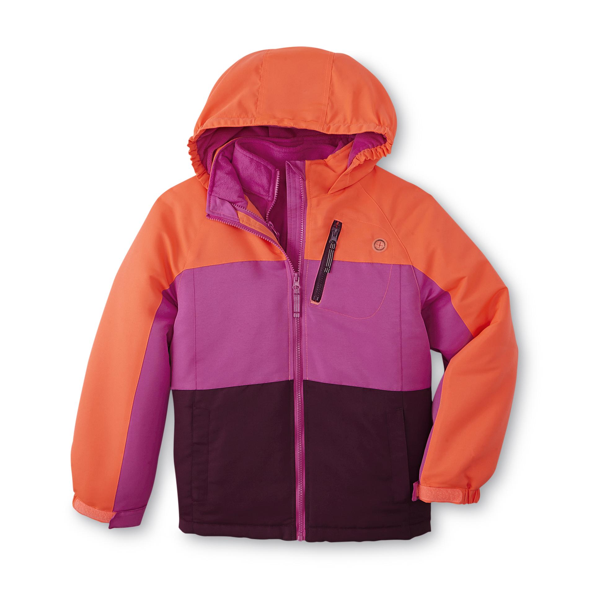 Canyon River Blues Girls' Colorblock 3-In-1 Winter Jacket