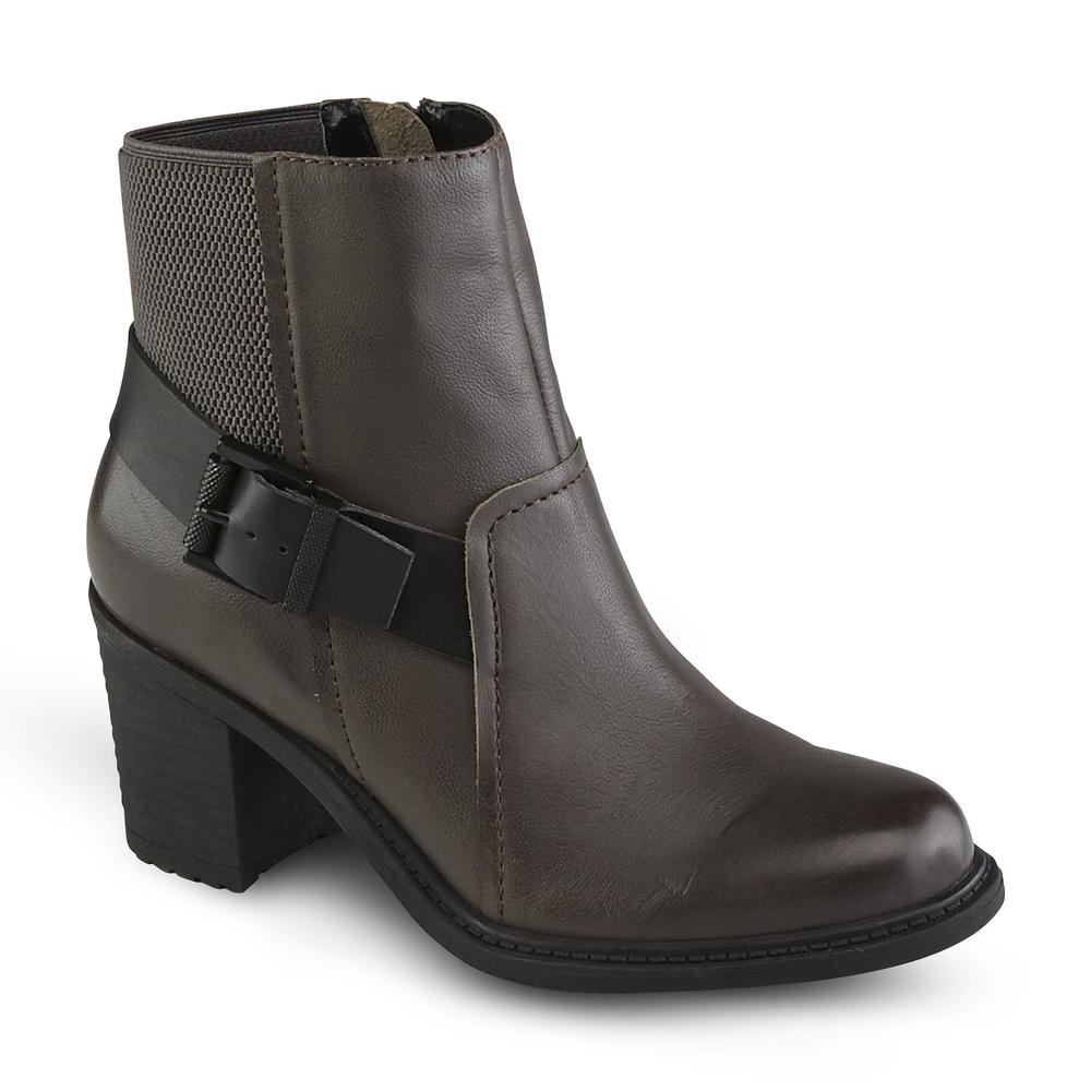 Nicole Women's Reiny Leather Fashion Boot - Grey