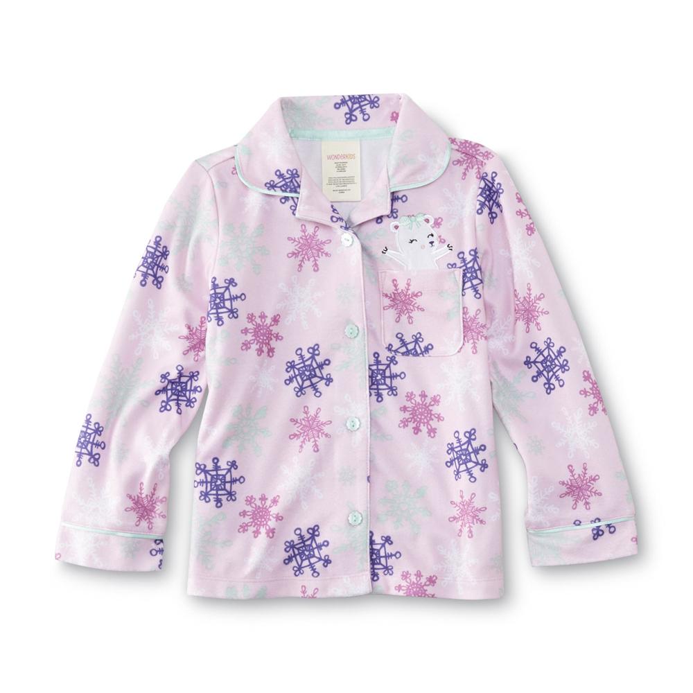 WonderKids Infant & Toddler Girl's Flannel Pajamas - Snowflakes