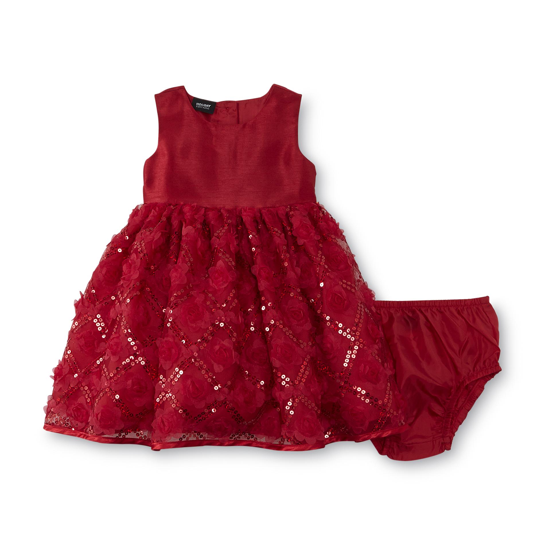Holiday Editions Infant & Toddler Girl's Sleeveless Sequin Party Dress