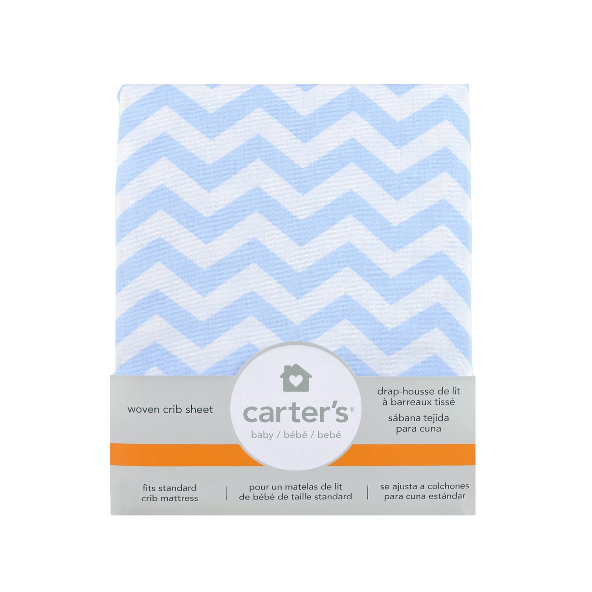 Carter's Infant's Fitted Crib Sheet - Chevron
