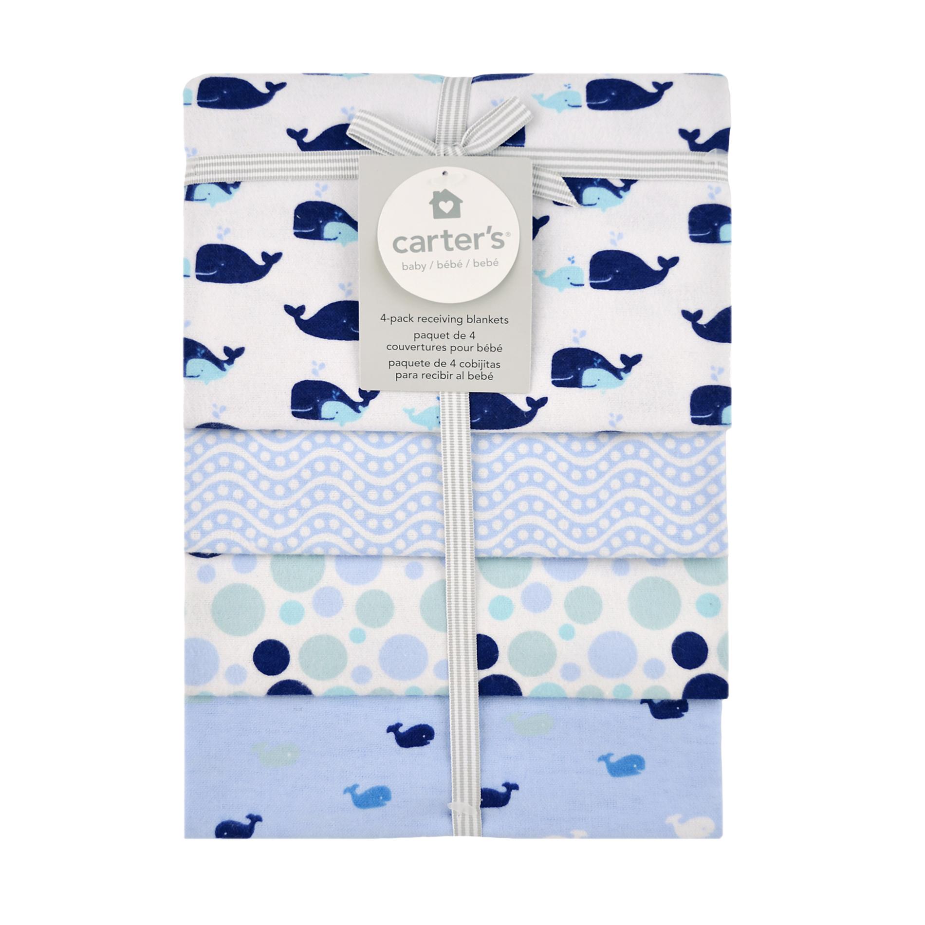 Carters 4 Pack Receiving Blankets Baby New Nursery Blankets Throws Baby Carters 4 Pack Receiving Blankets Baby New Nursery Blankets Throws Baby
