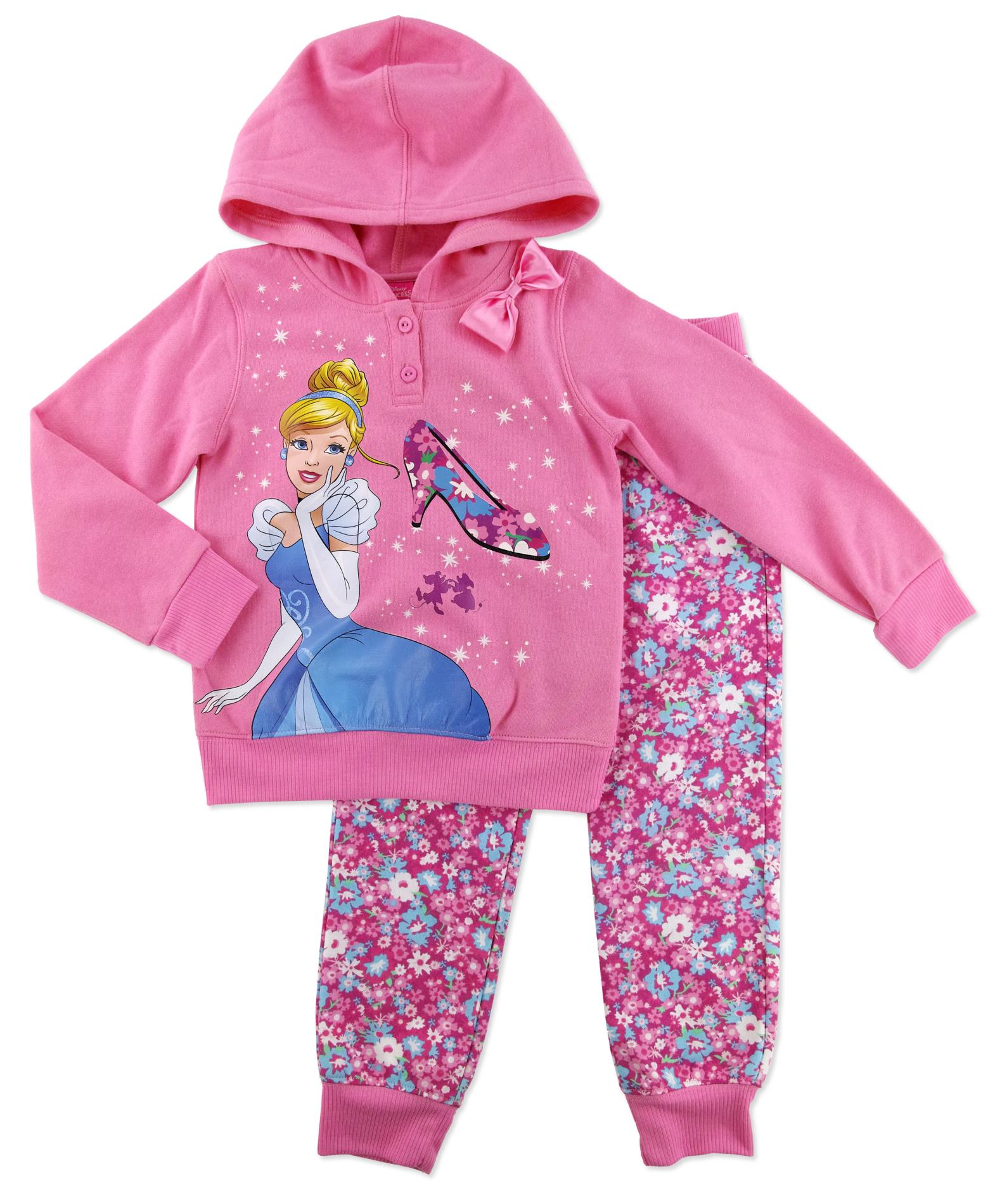 Disney Cinderella Girls Hoodie & Sweatpants   Floral   Kids   Kids