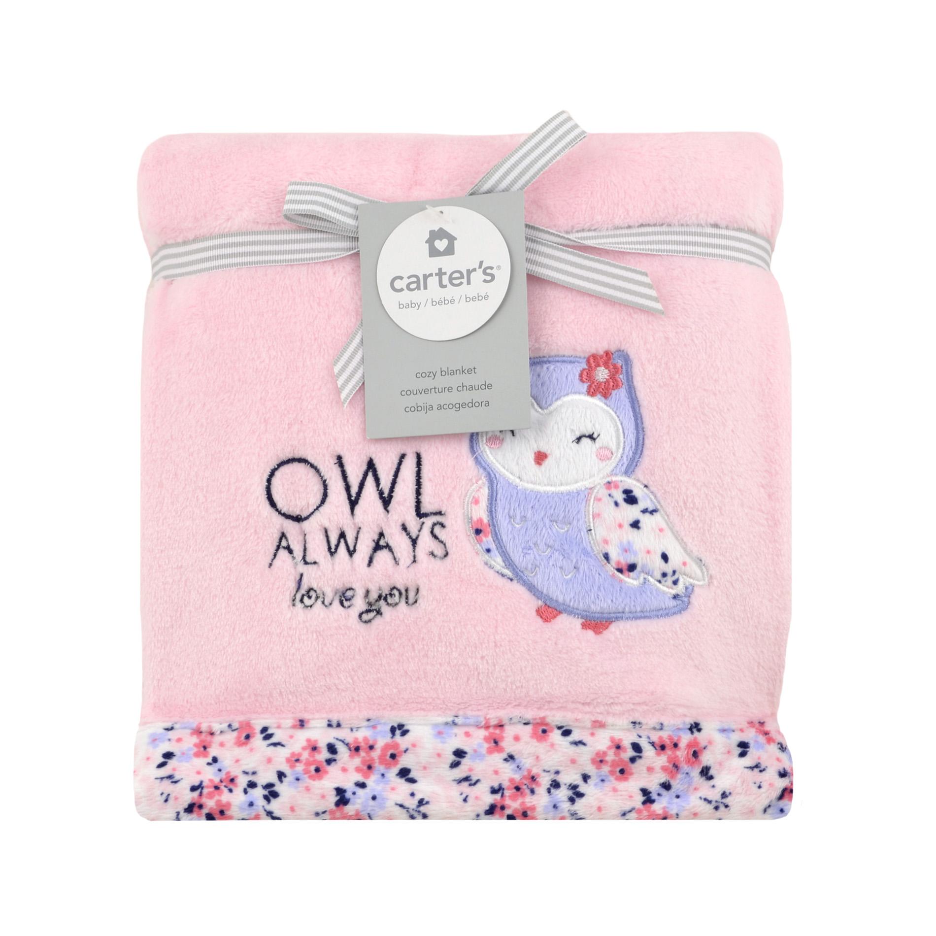 Carter's Infant Girl's Plush Blanket Owl