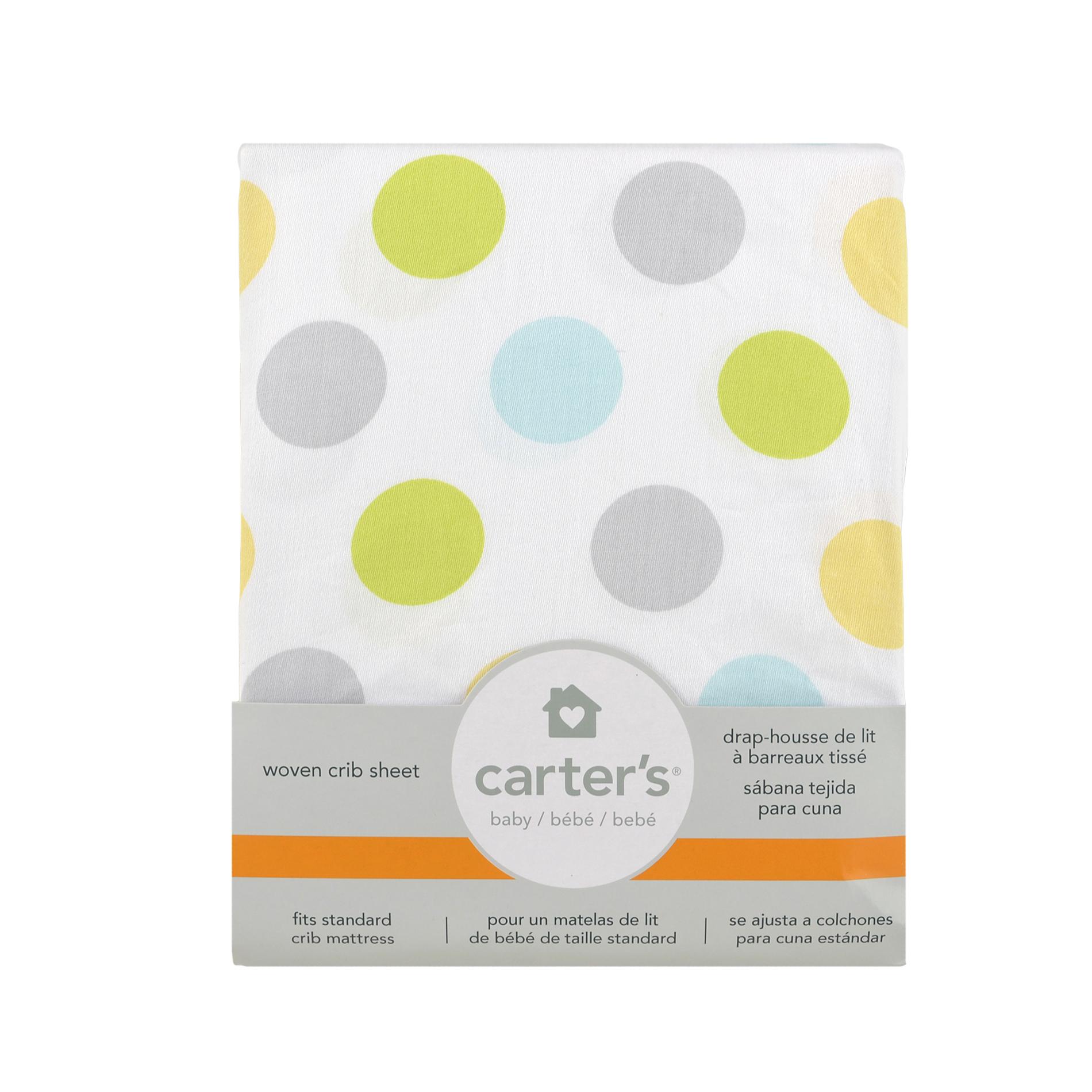 Carter's Infant's Fitted Crib Sheet - Dots