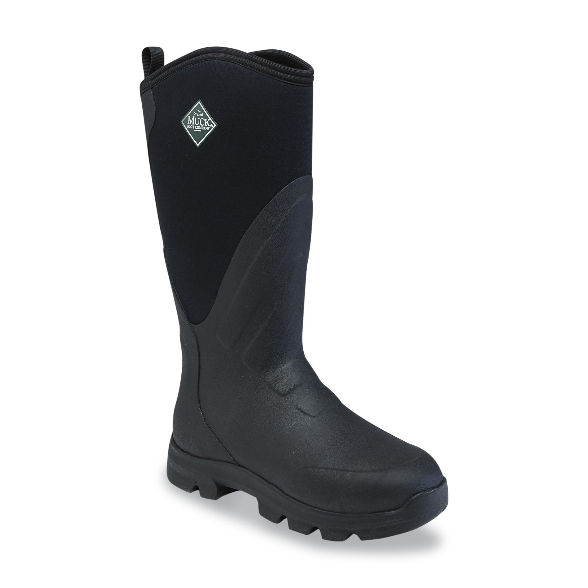 The Original Muck Boot Company Men's Grit Black KneeHigh Waterproof Boot