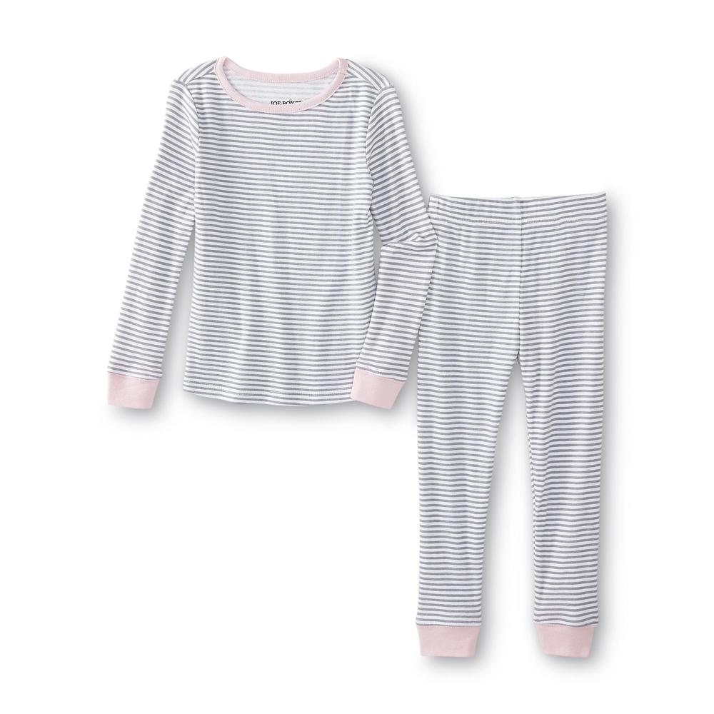 Joe Boxer Infant & Toddler Girl's 2-Pairs Pajamas - Dots & Striped