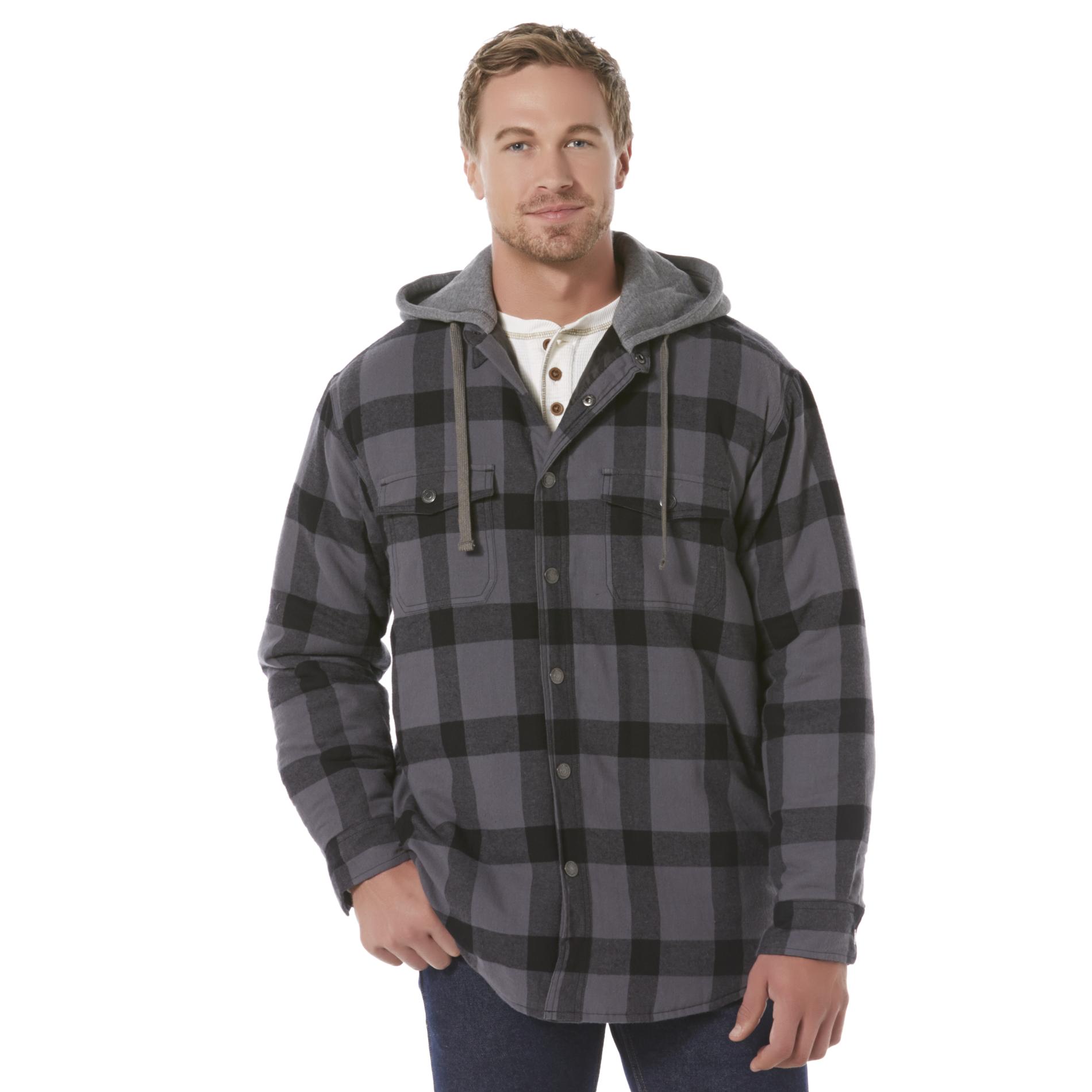 Craftsman Men's Flannel Shirt Jacket - Plaid | Shop Your Way: Online ...