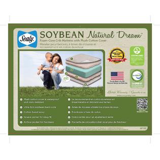 Sealy Soybean Foam Core Natural Dream Crib Mattress