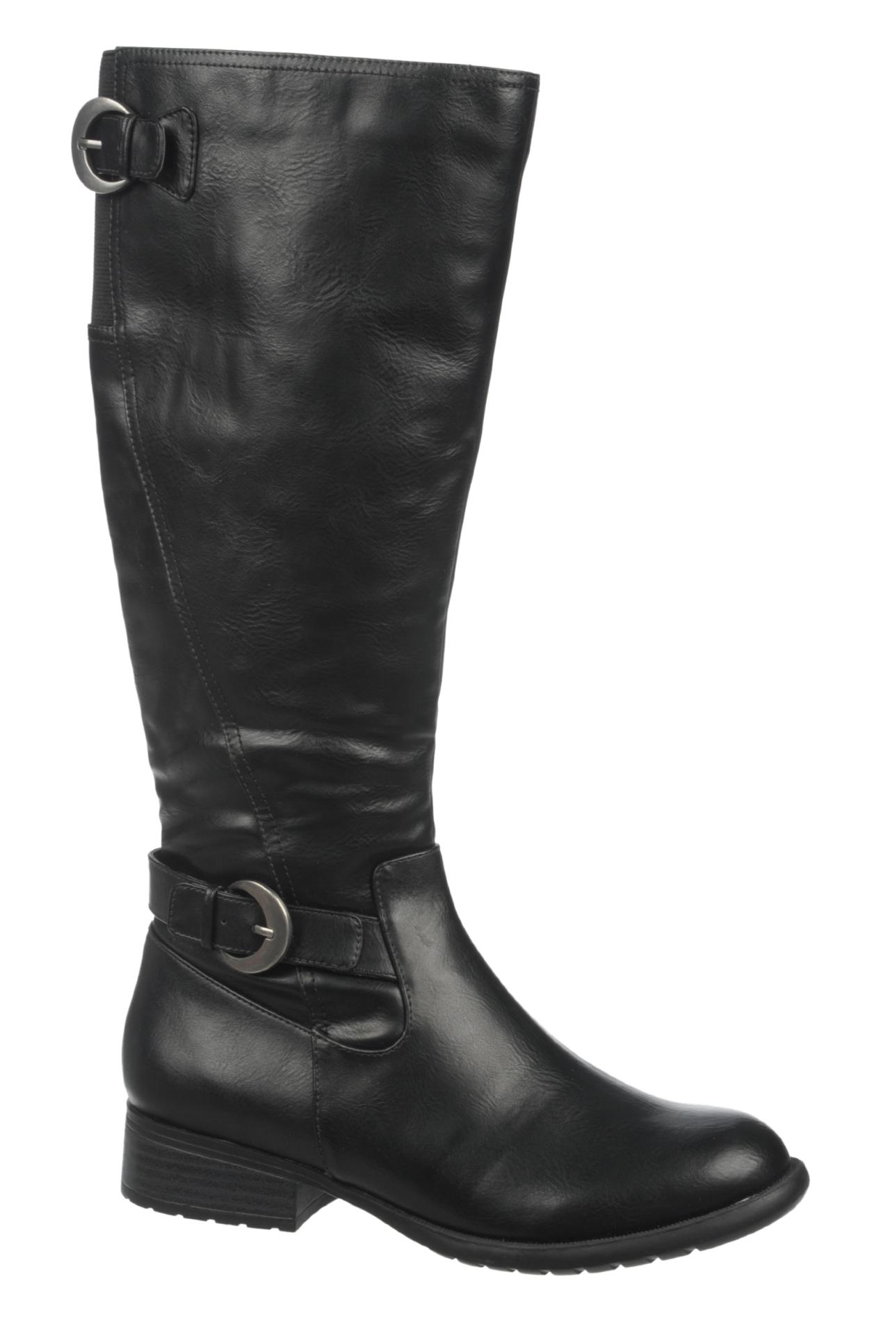 Olivia Miller Women's Xylans Black Knee-High  Extended Calf Riding Boot