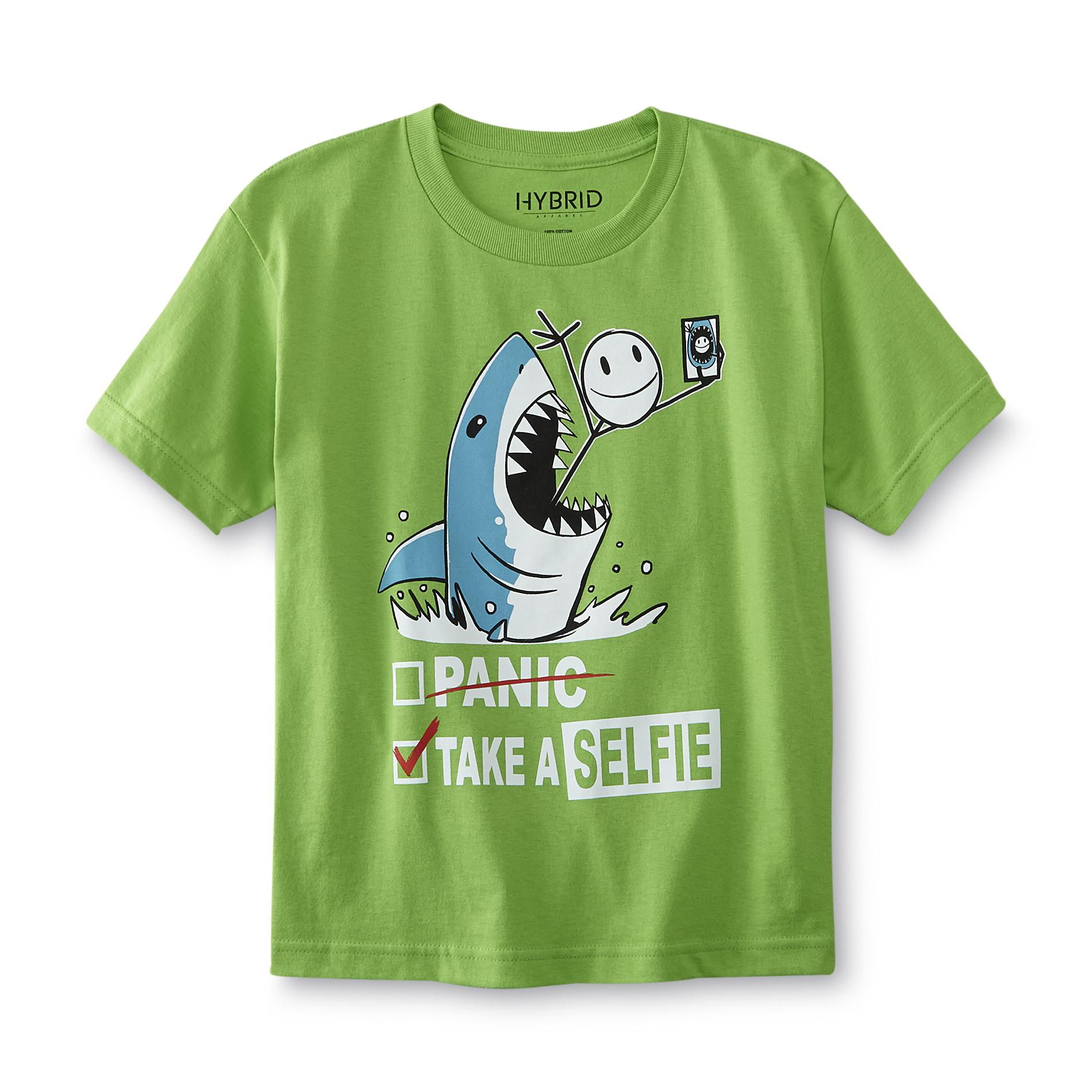 Attitude Boy's Graphic T-Shirt - Shark