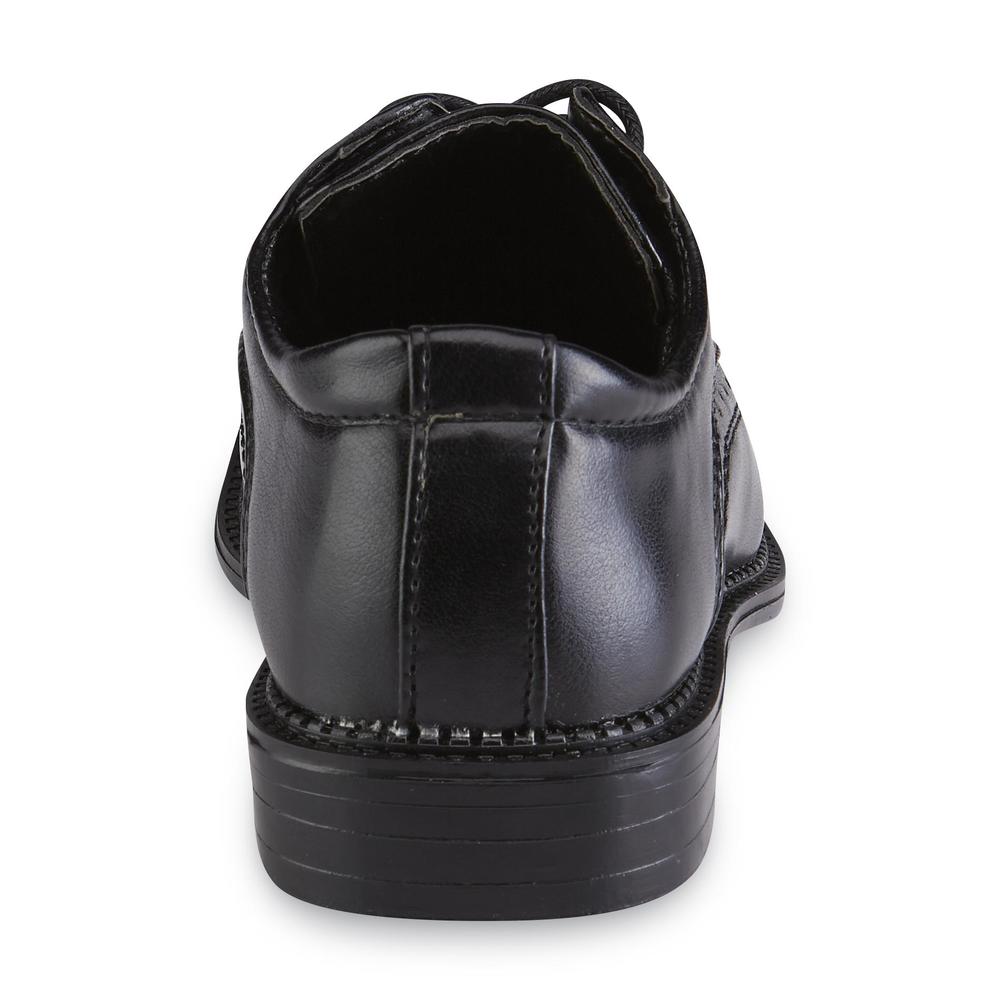 Joseph Allen Boy's Harrison Black Oxford Shoe