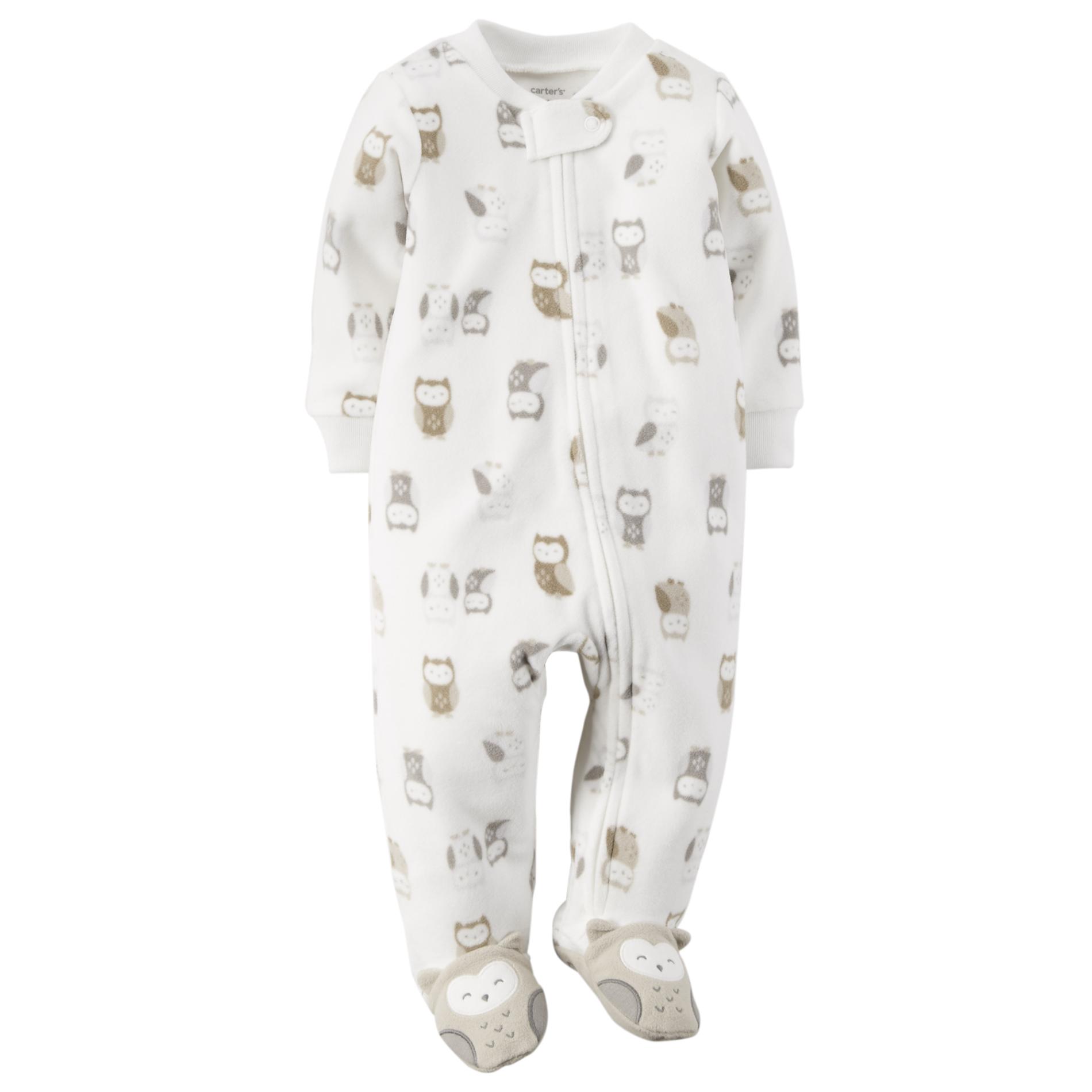 Carter's Newborn's Sleeper Pajamas Owls