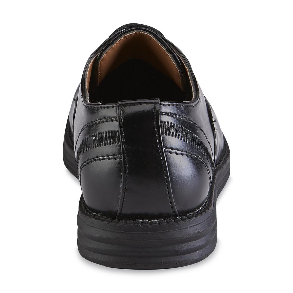 Joseph Allen Boy's Elliot Black Oxford Shoe