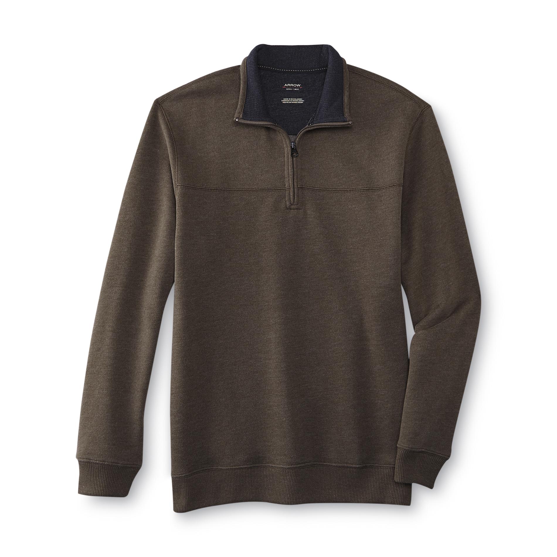 Arrow Men's Quarter-Zip Fleece-Lined Sweatshirt | Shop Your Way: Online ...