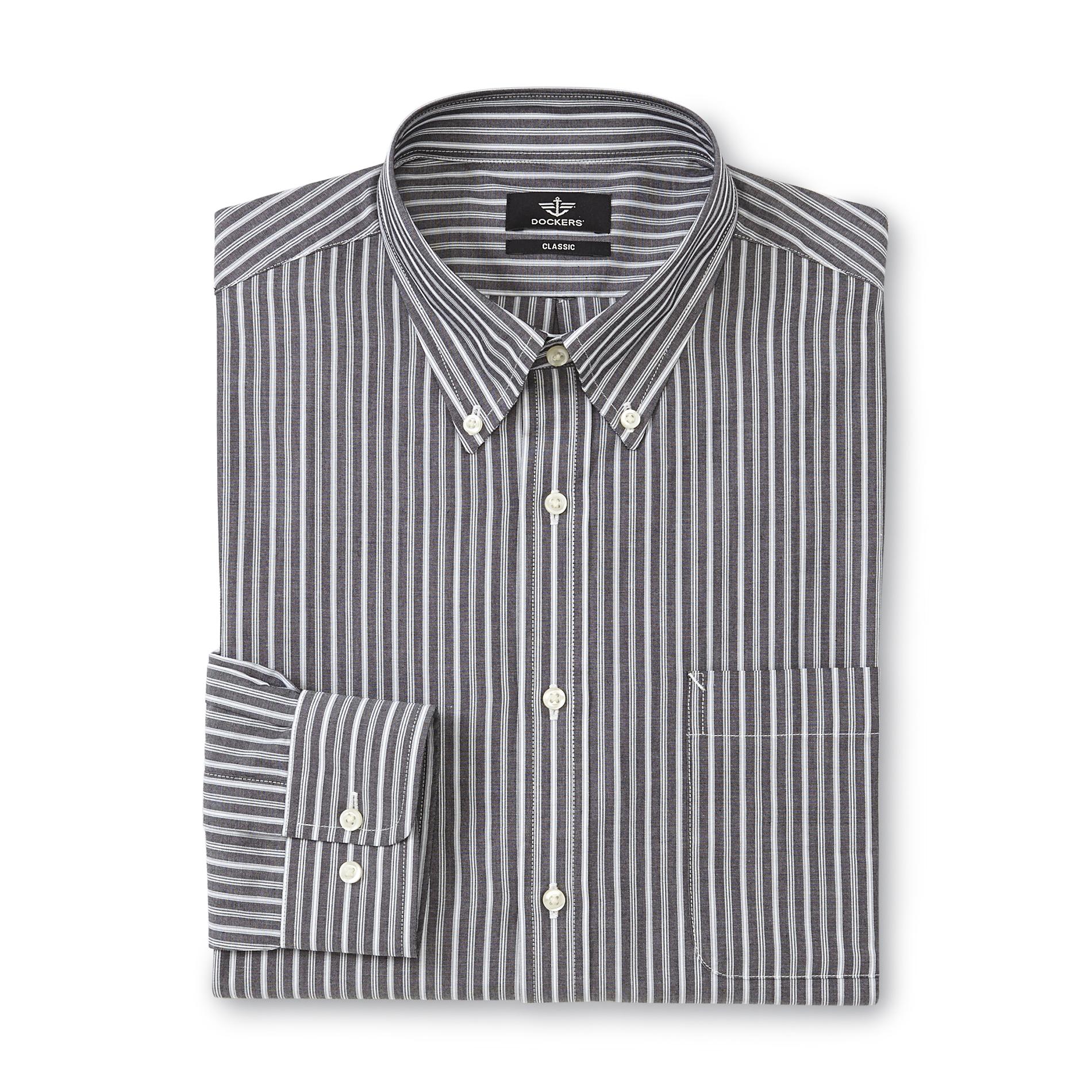 Dockers Men's Classic Fit Dress Shirt - Striped