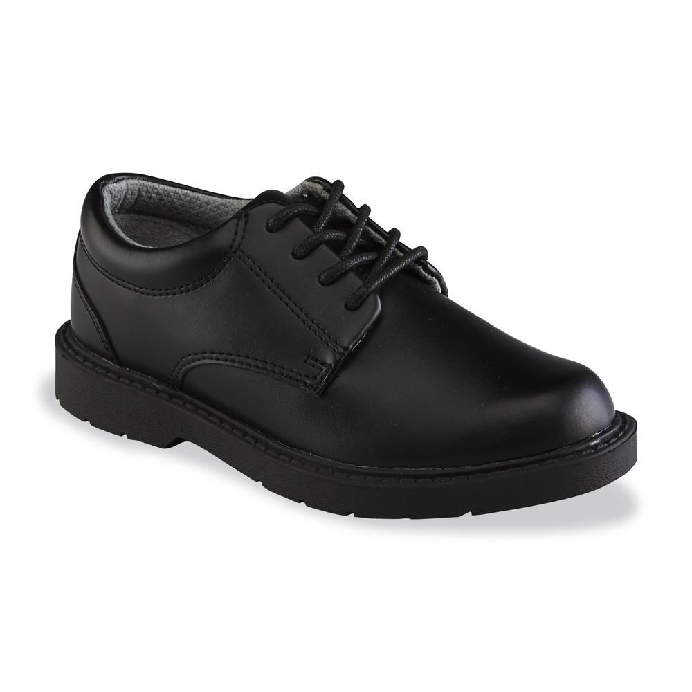 School Issue&reg; Boy's Scholar Black Oxford Shoe - Wide Width Available