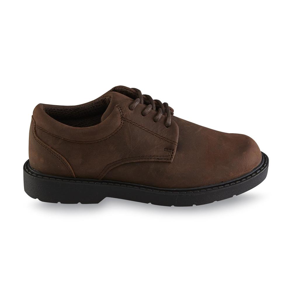 School Issue&reg; Toddler Boy's Scholar Brown Oxford Shoe - Wide Width Available
