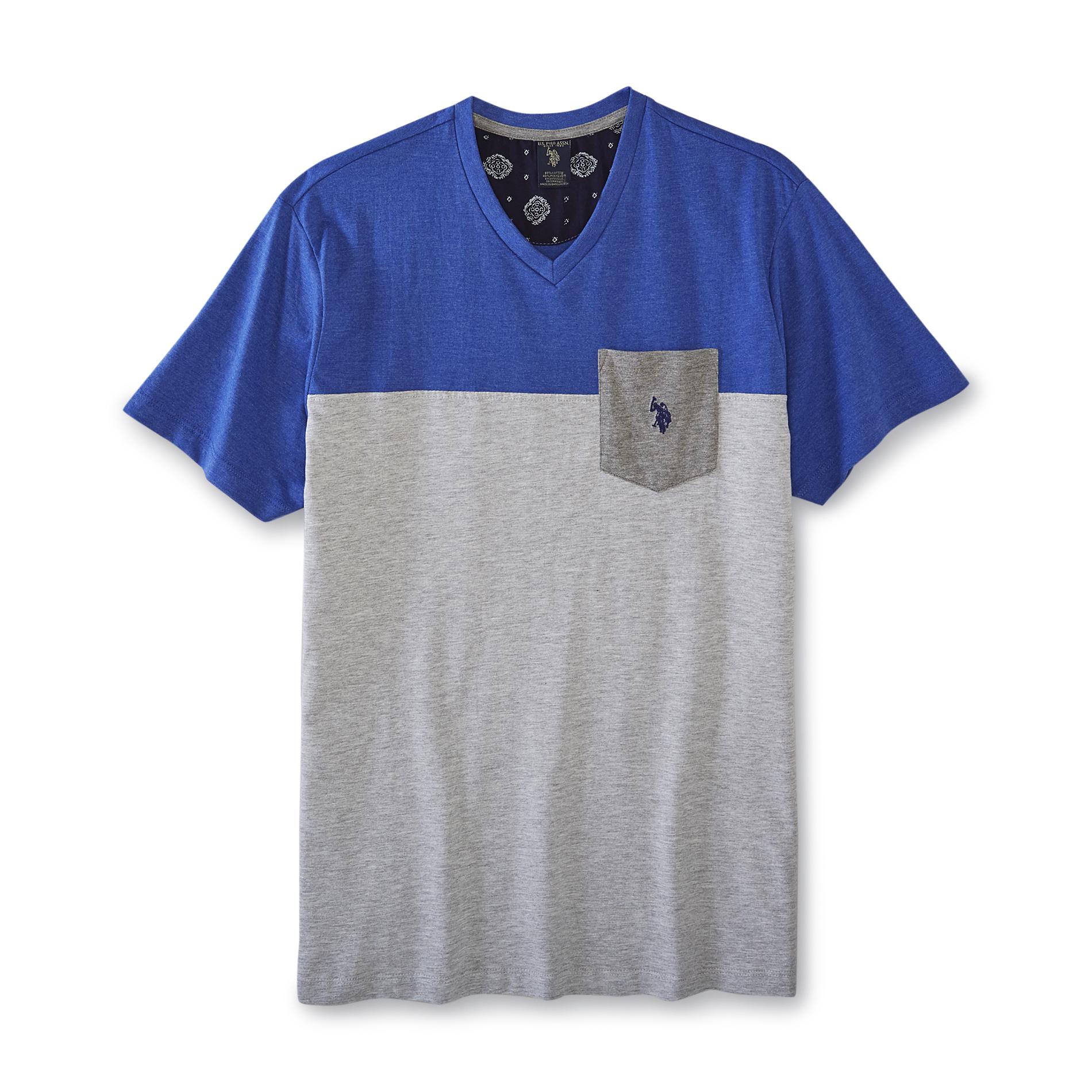 U.S. Polo Assn. Men's Colorblock Pocket T-Shirt