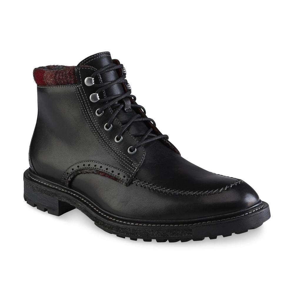 Woolrich Men's Woodwright Leather Lace up Boot - Black