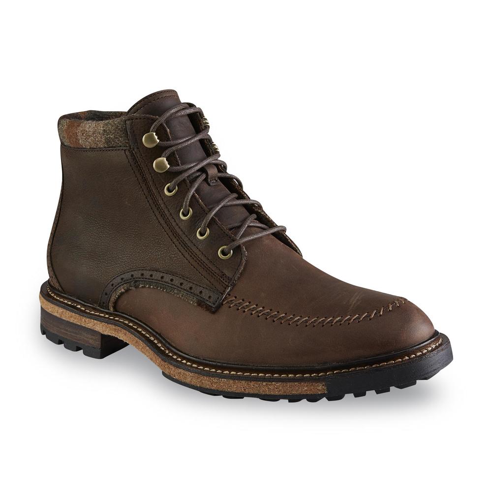 Woolrich Men's Woodwright Leather Lace up Boot - Brown
