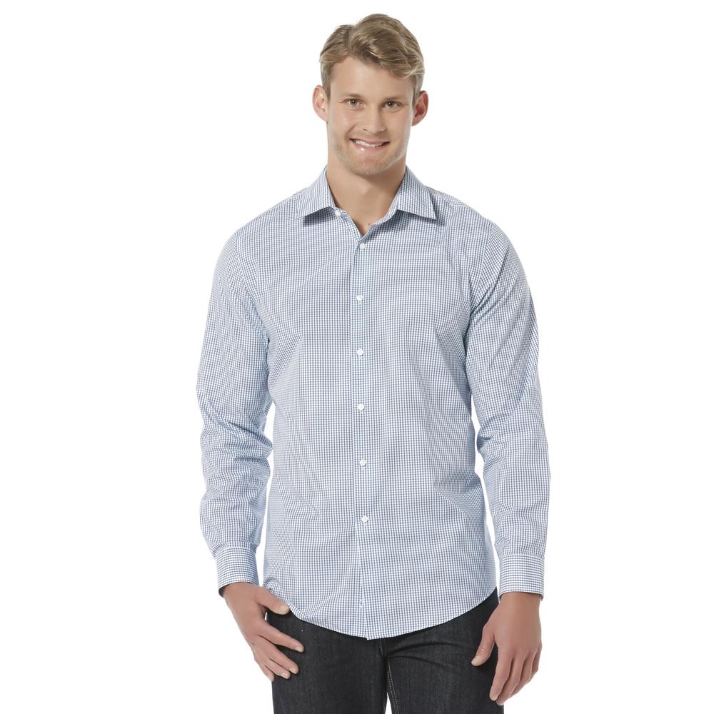 Structure Men's Fitted Dress Shirt - Check