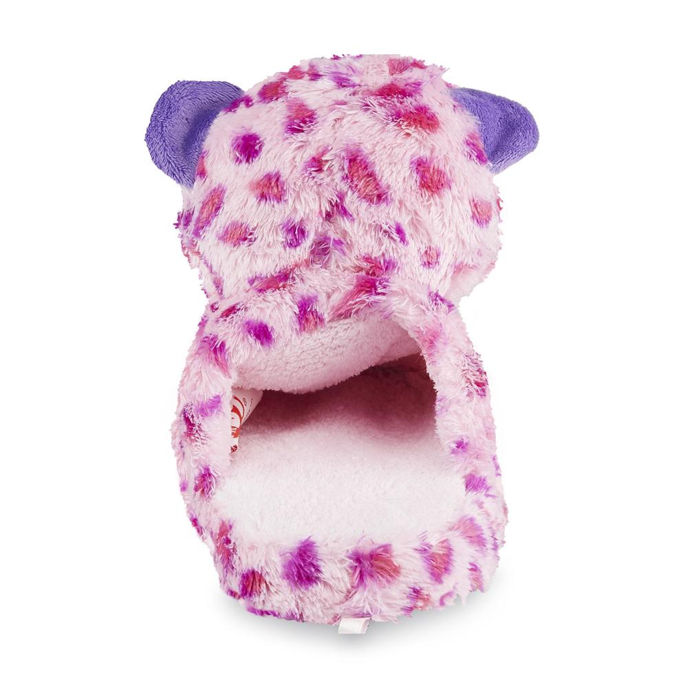 TY Toys Toddler Girl's Glamour Pink/Multicolor Scuff Slipper