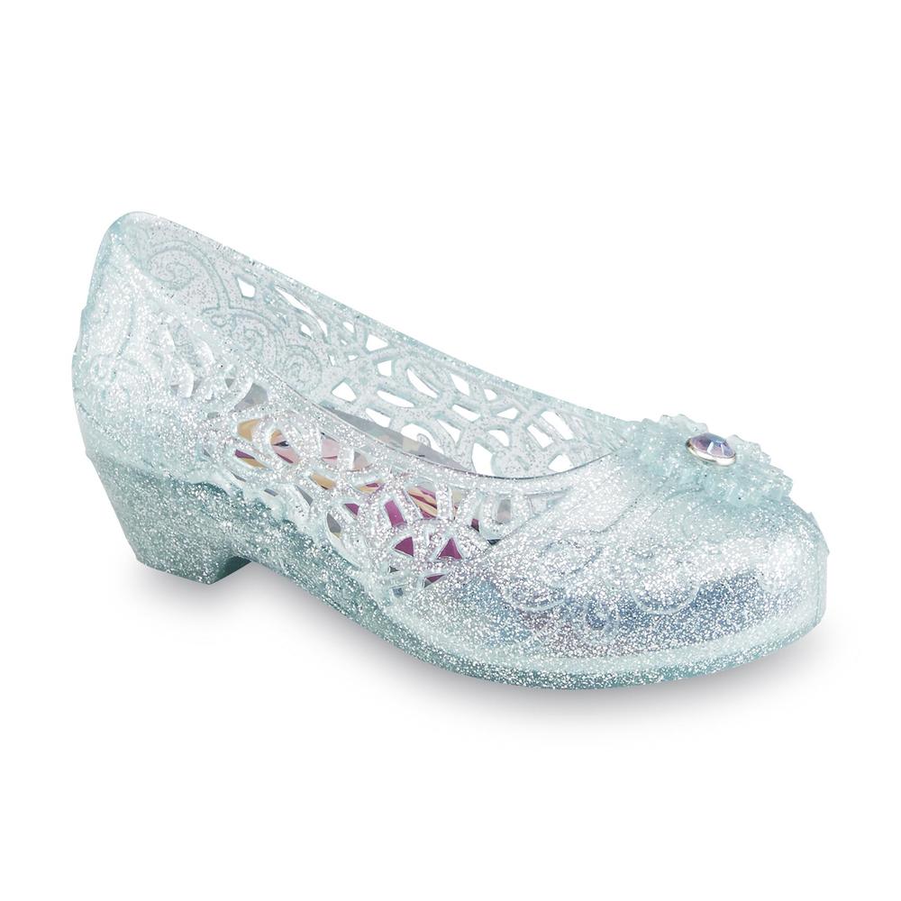 Disney Toddler Girl's Frozen Blue Glitter Light-Up Heel