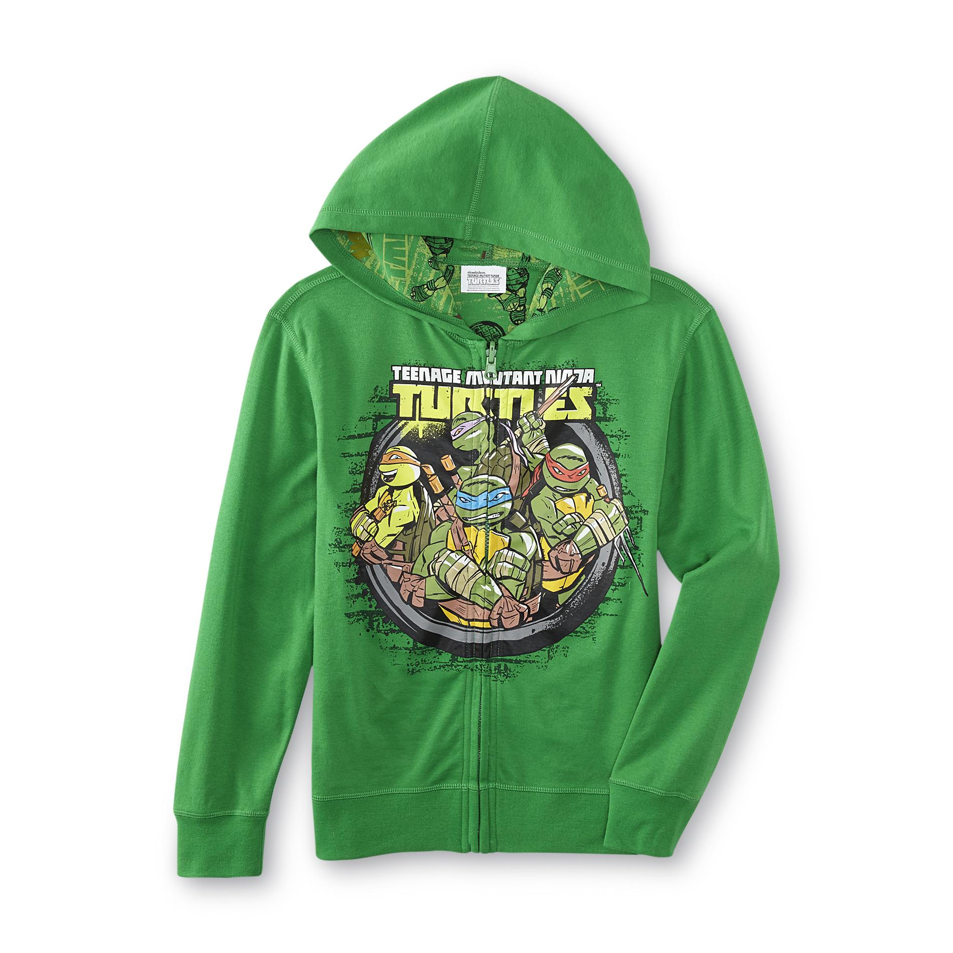 Nickelodeon Teenage Mutant Ninja Turtles Boy's Reversible Hoodie Jacket