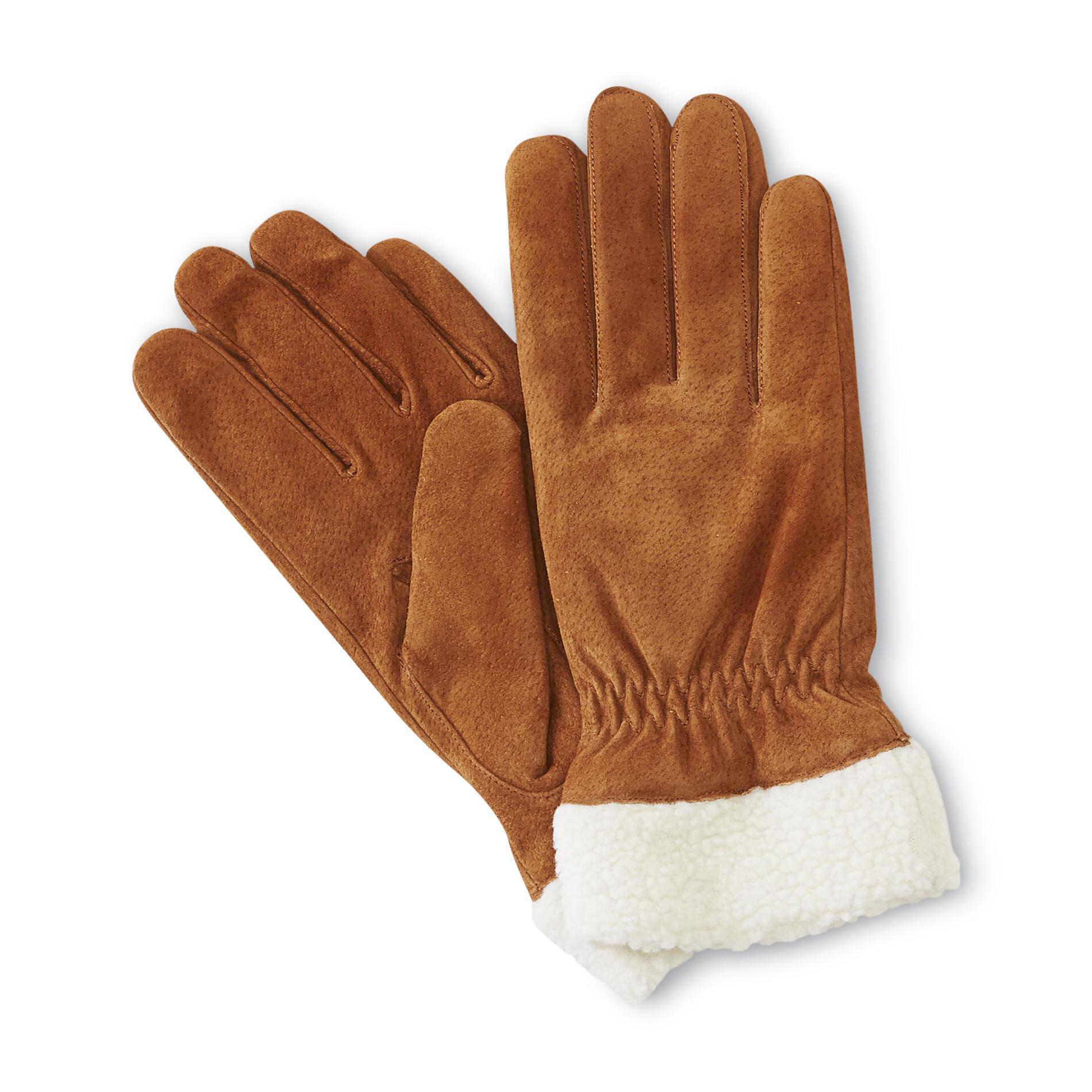 Jaclyn Smith Women's Suede Gloves