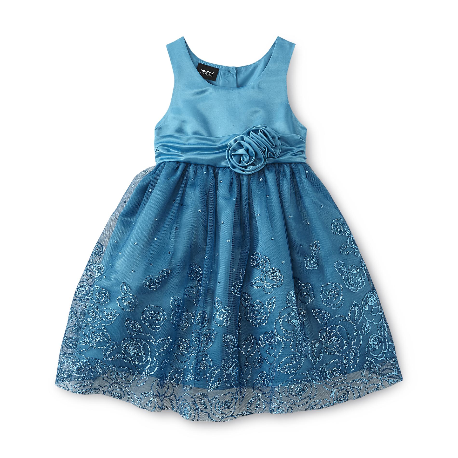 Holiday Editions Toddler Girl's Sleeveless Dress - Floral