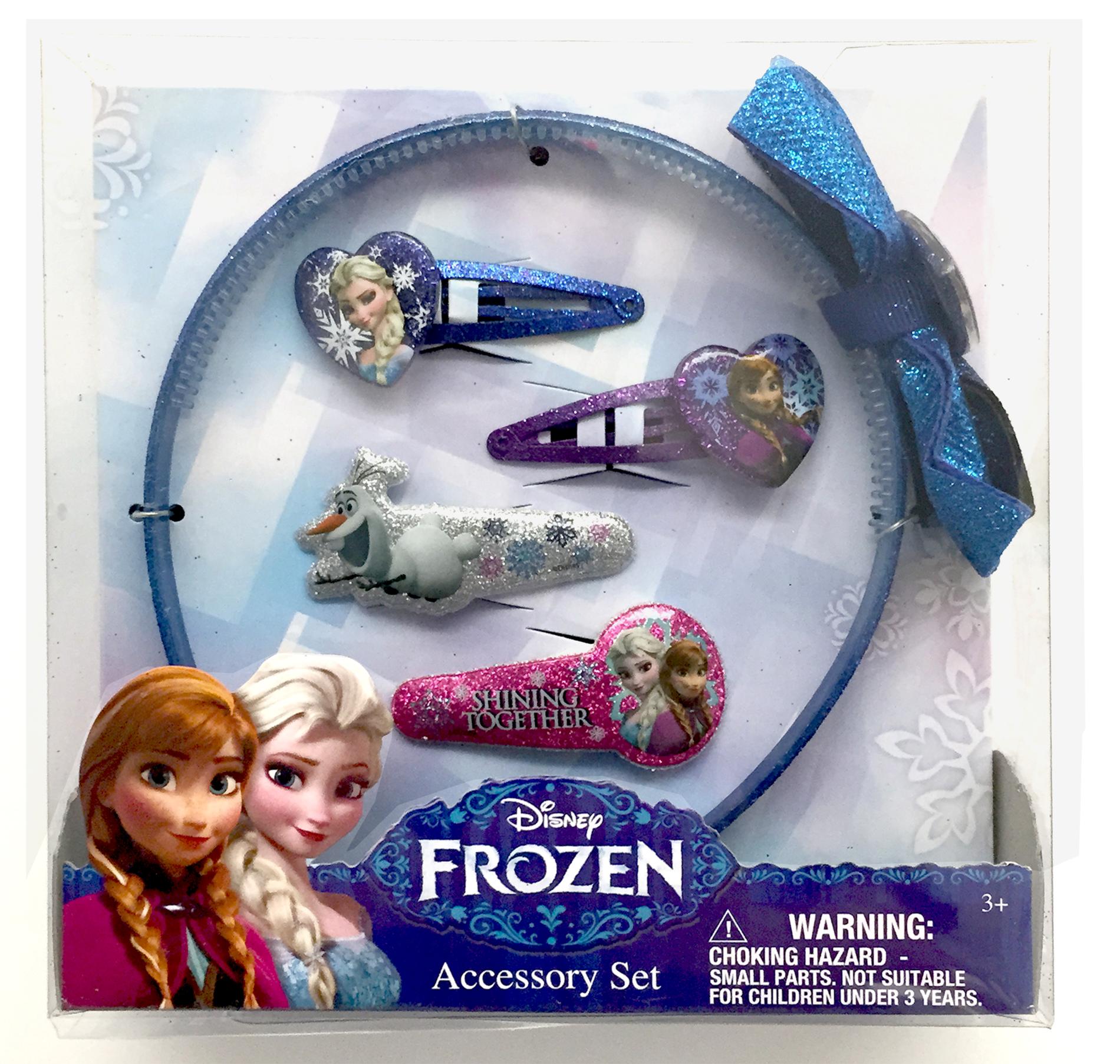 Disney Frozen Girl's 5Piece Hair Accessory Set