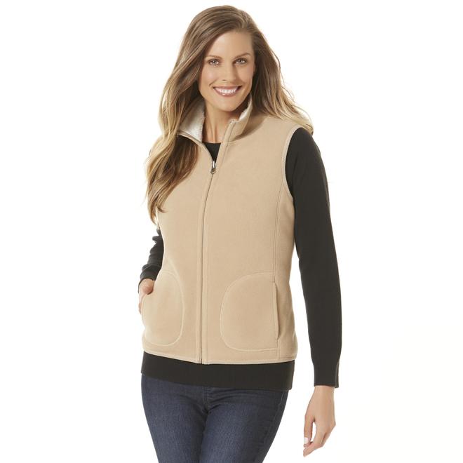 Laura Scott Women's Reversible Fleece Vest