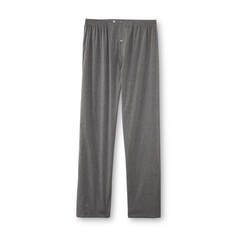 Hanes Men's Woven Pajama Shirt & Pants