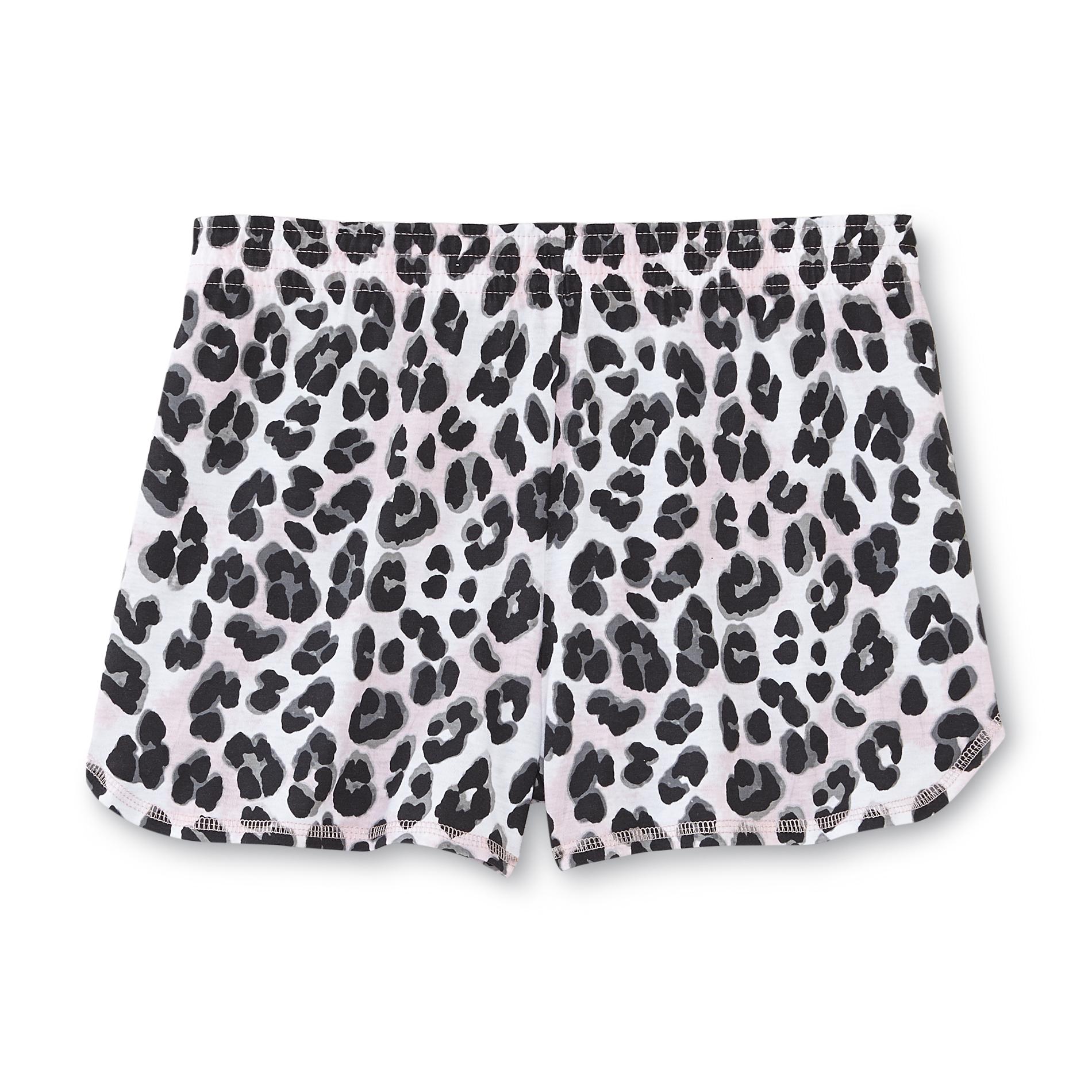 Joe Boxer Junior's Pajama Shorts - Leopard Print