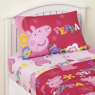 Bedding Linen Home Peppa Pig Twin Sheet Set Home Bedding Linen