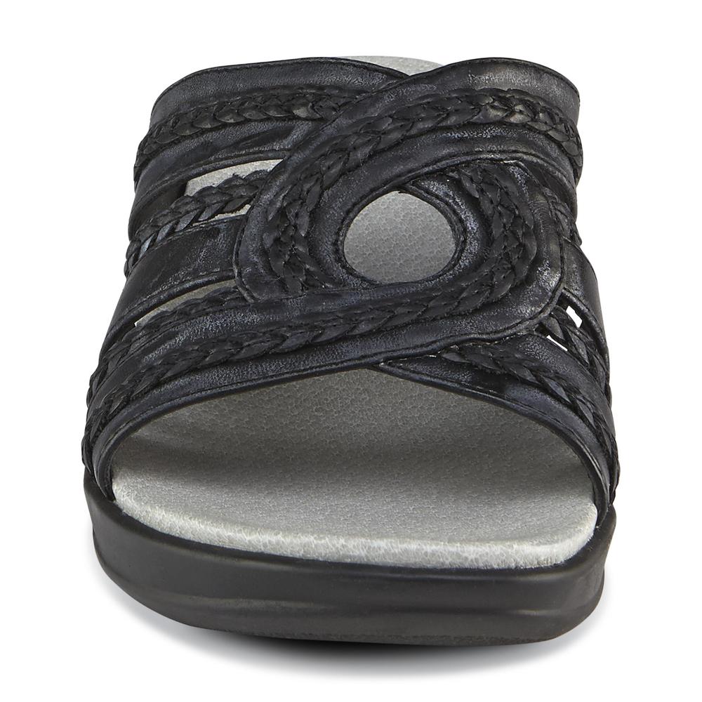 Wear Ever Women's Allday Black Slide Sandal
