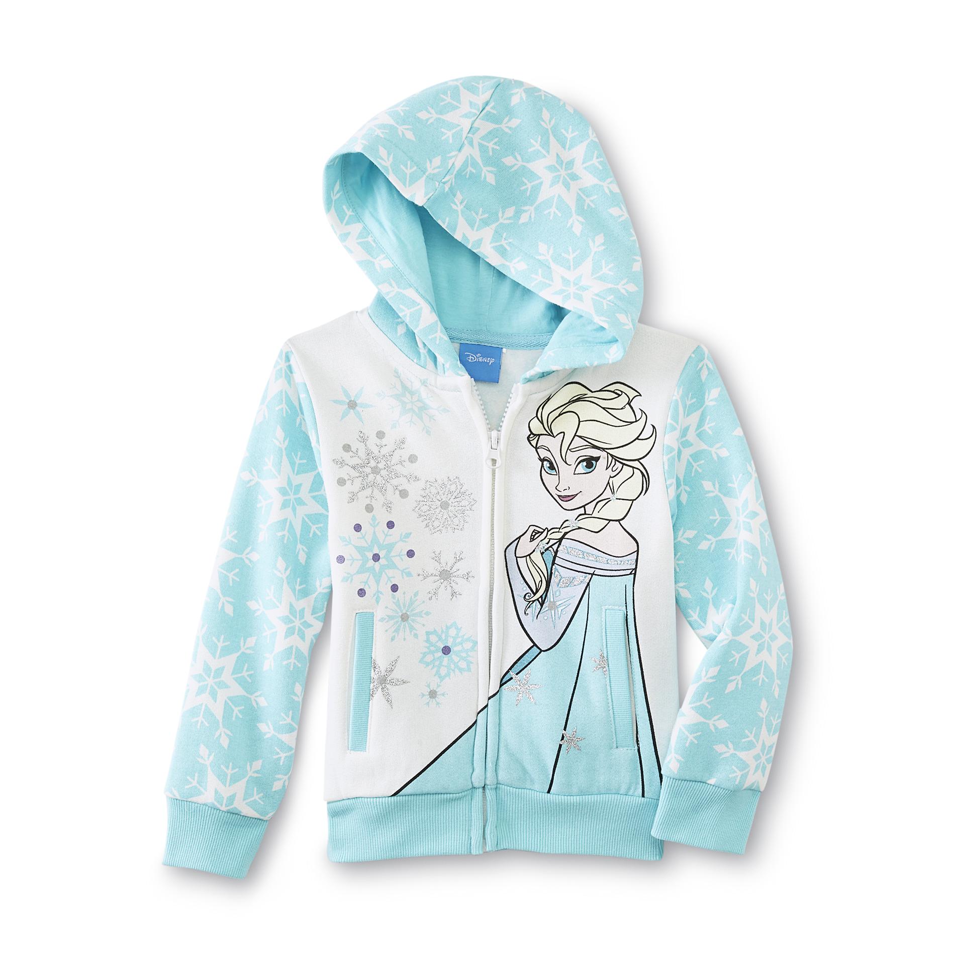 Disney Frozen Toddler Girl's Hoodie Jacket - Snowflakes