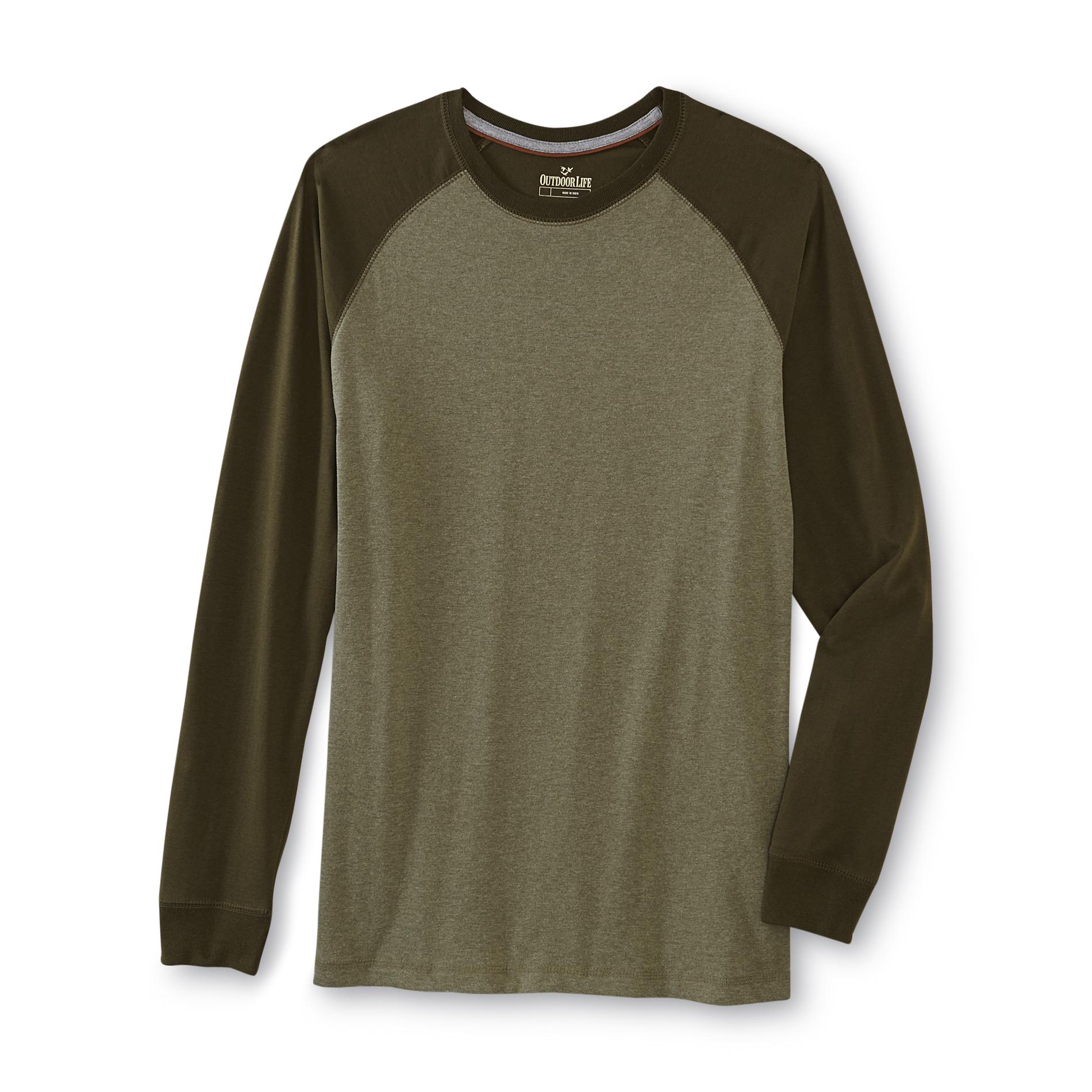 Outdoor Life&reg; Men's Long-Sleeve T-Shirt - Colorblock