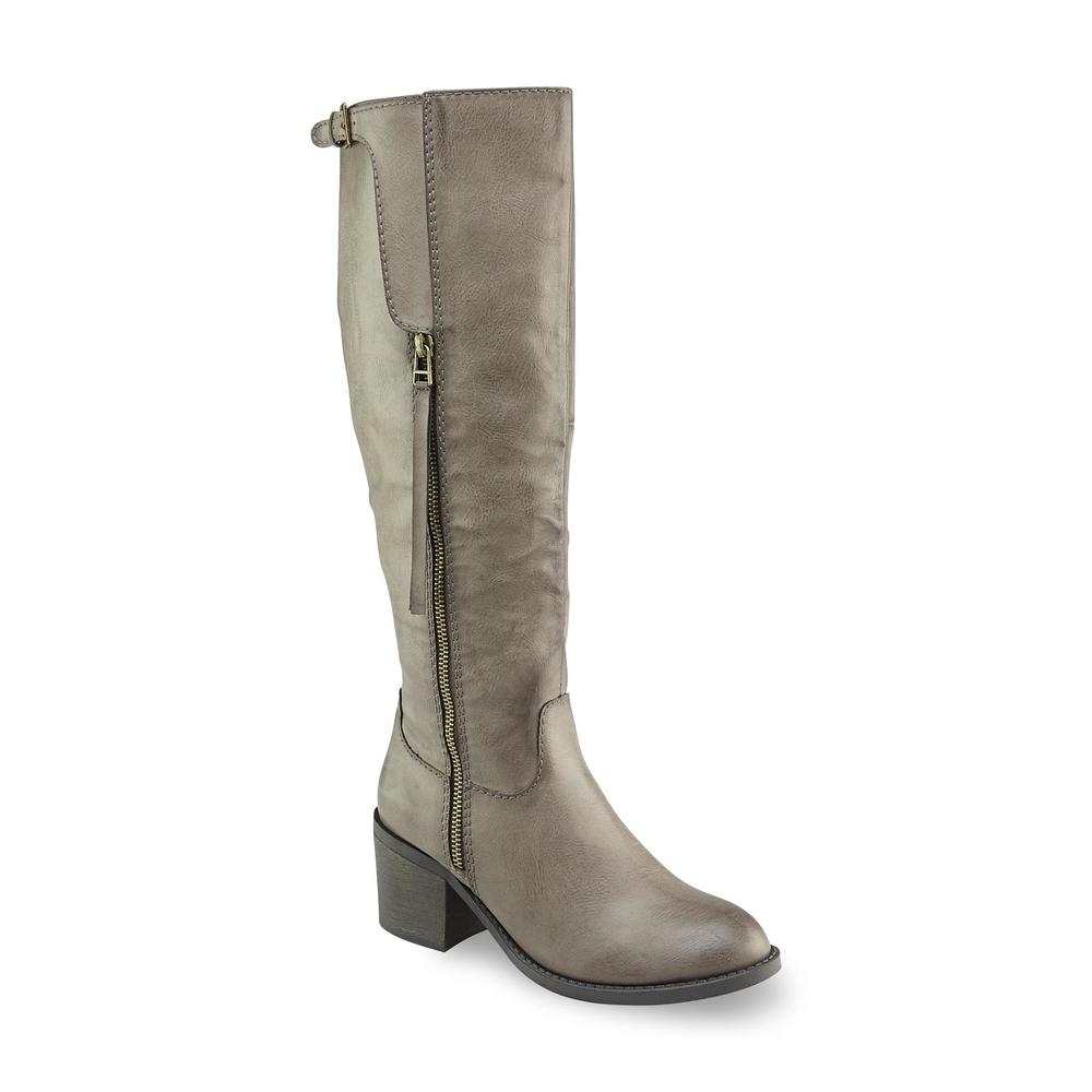 SM New York Women's Chloe Riding Boot - Taupe