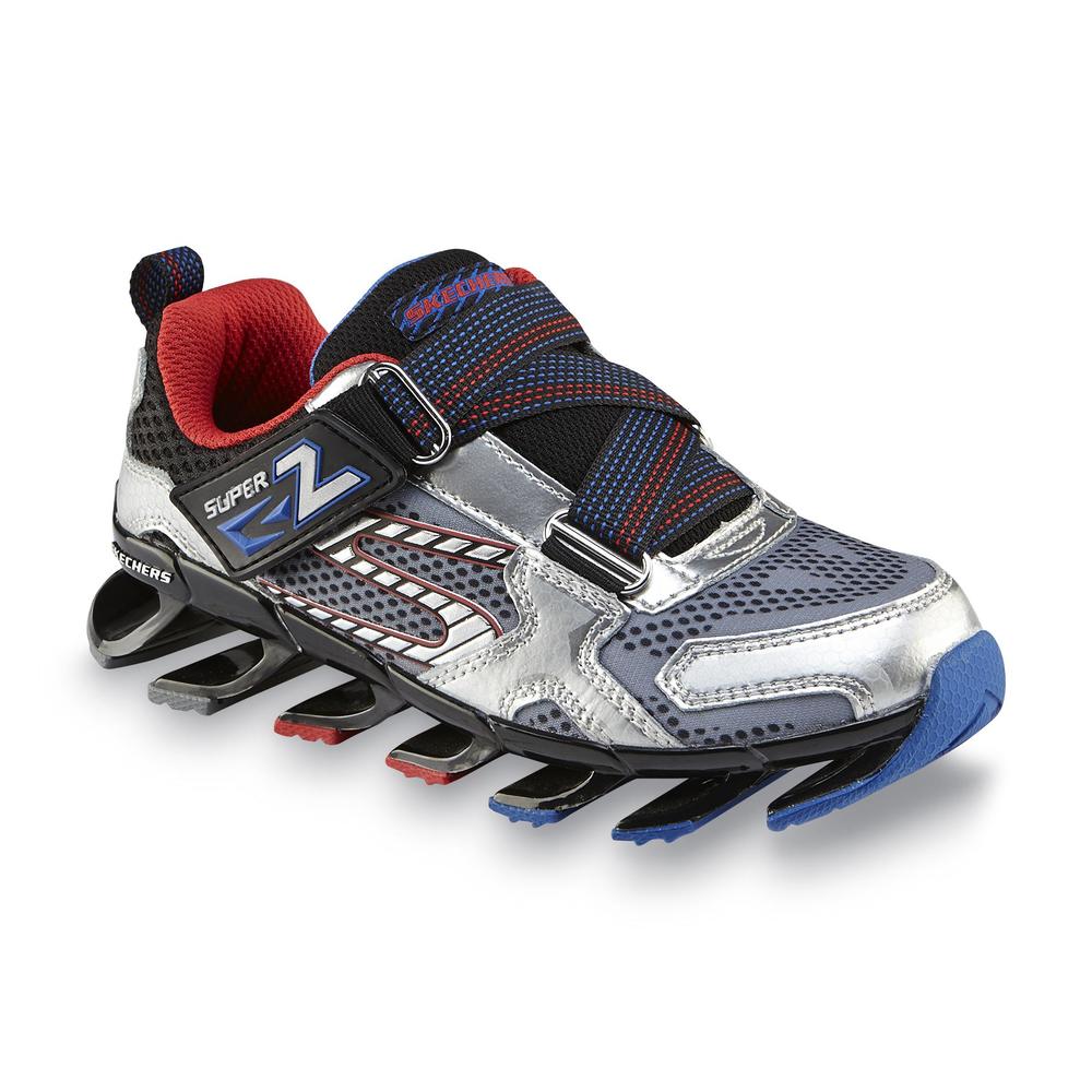 Skechers Boy's Mega Flex: Mega Blade 2.0 Black/Silver Athletic Shoe